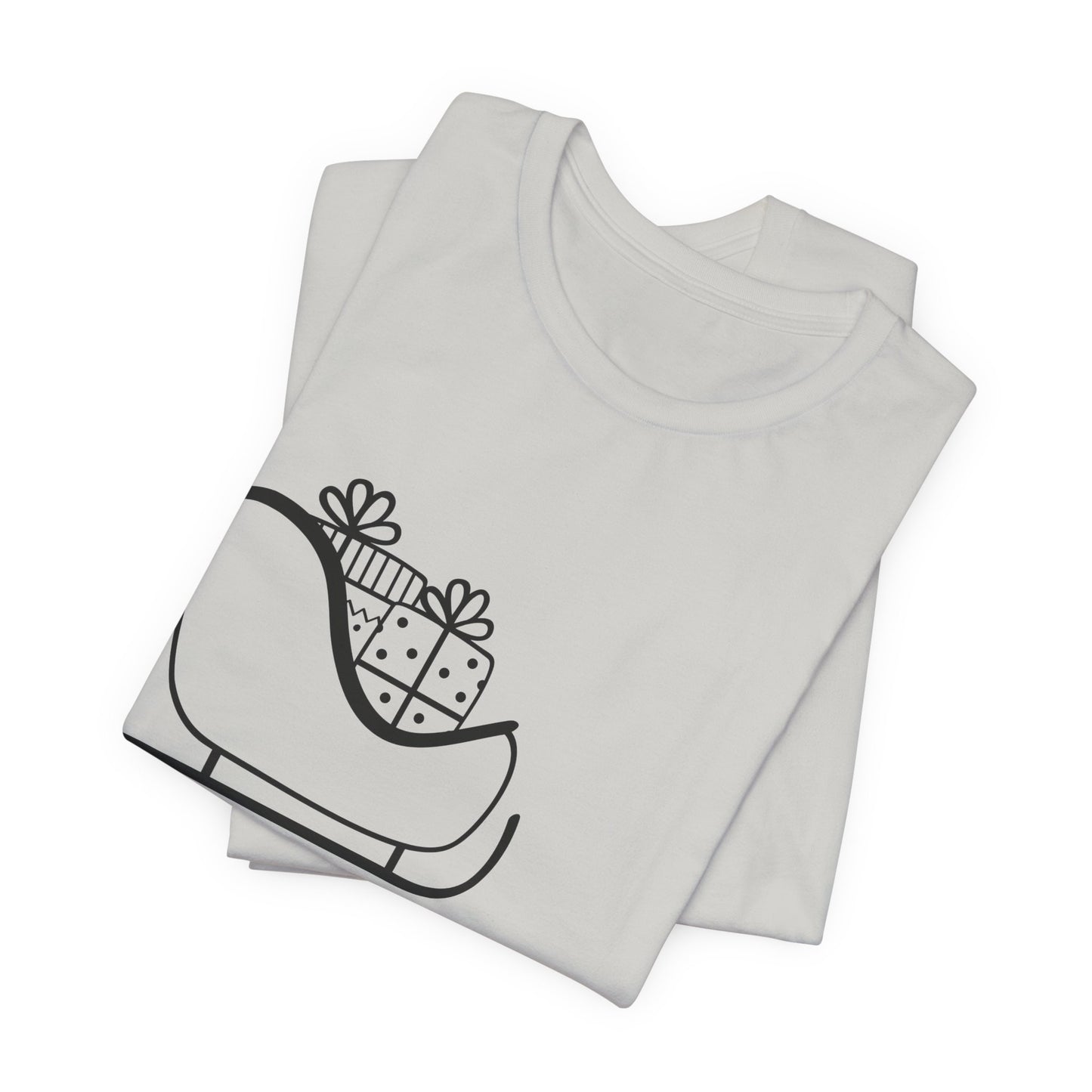 Sleigh All Day Holiday Shirt - Unisex Jersey Short Sleeve Tee - Holiday Gift - Funny Sleigh T-Shirt - Winter Snowflake Tee