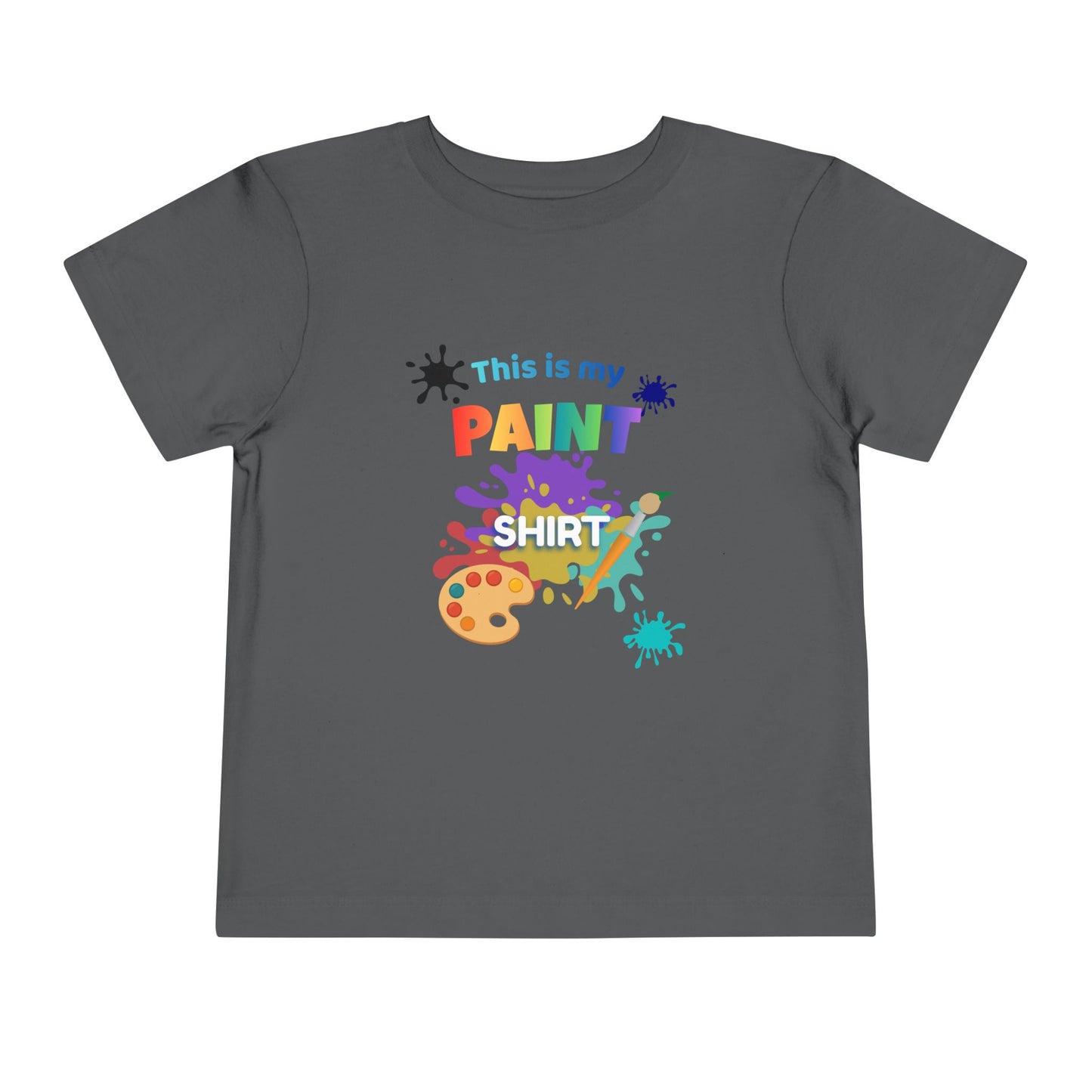 This Is My Paint Shirt Toddler Tee | Kids Painting Art Splash Shirt