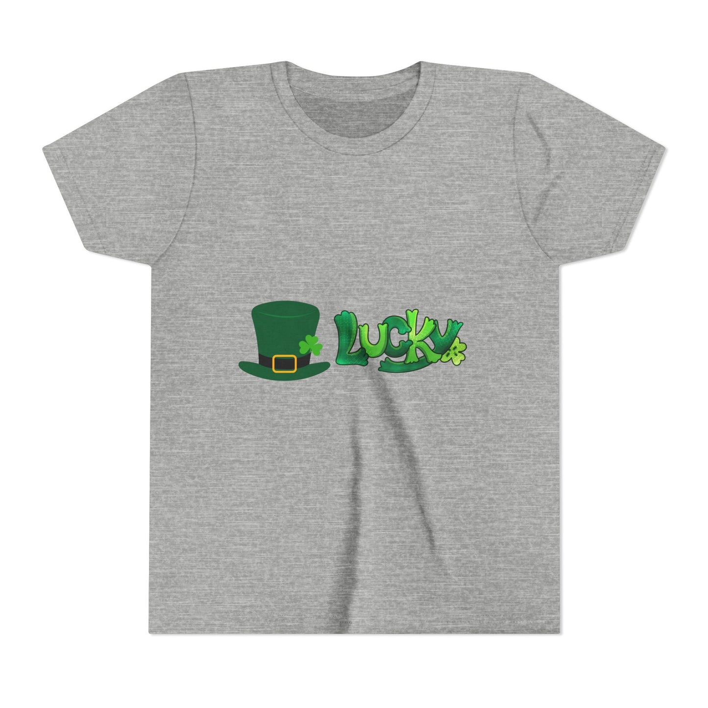 Lucky St. Patricks Day Shamrock Tee | Youth T-Shirt