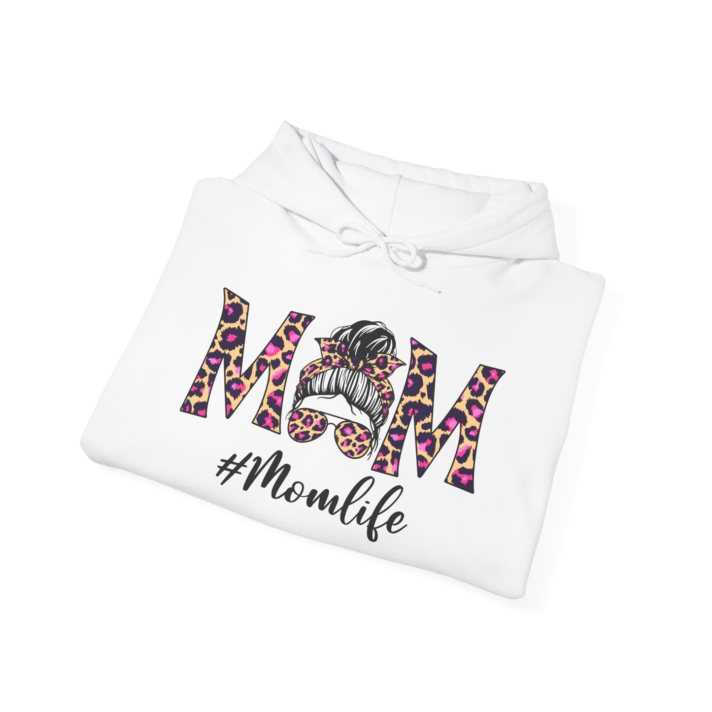 Leopard Print Mom Life Hoodie - Fierce & Fabulous | Mom Life Hoodie, Cozy Sweatshirt for Mothers, Unique Mothers Day Gift, Cute Mom Apparel