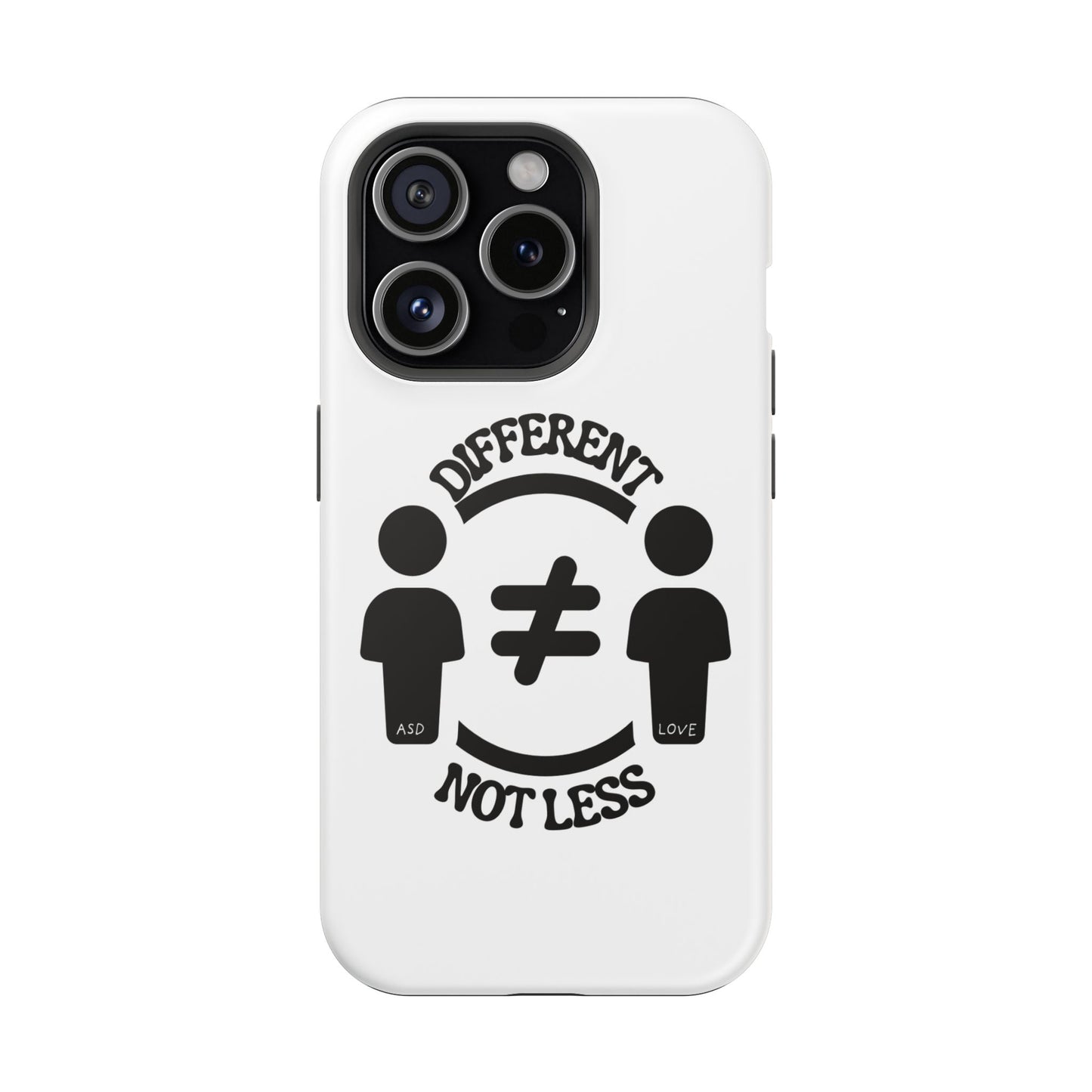 Silhouette Harmony: Different, Not Less - ASD Awareness Phone Case