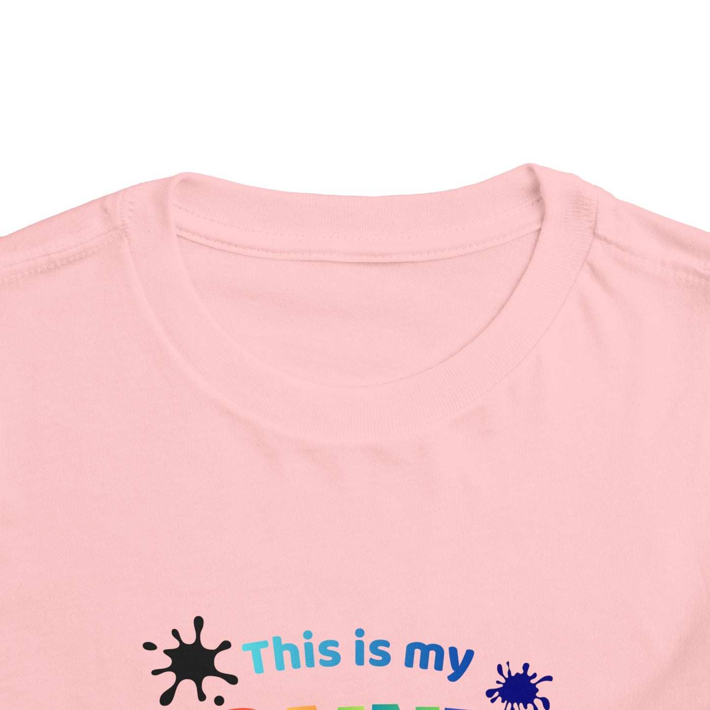 This Is My Paint Shirt Toddler Tee | Kids Painting Art Splash Shirt