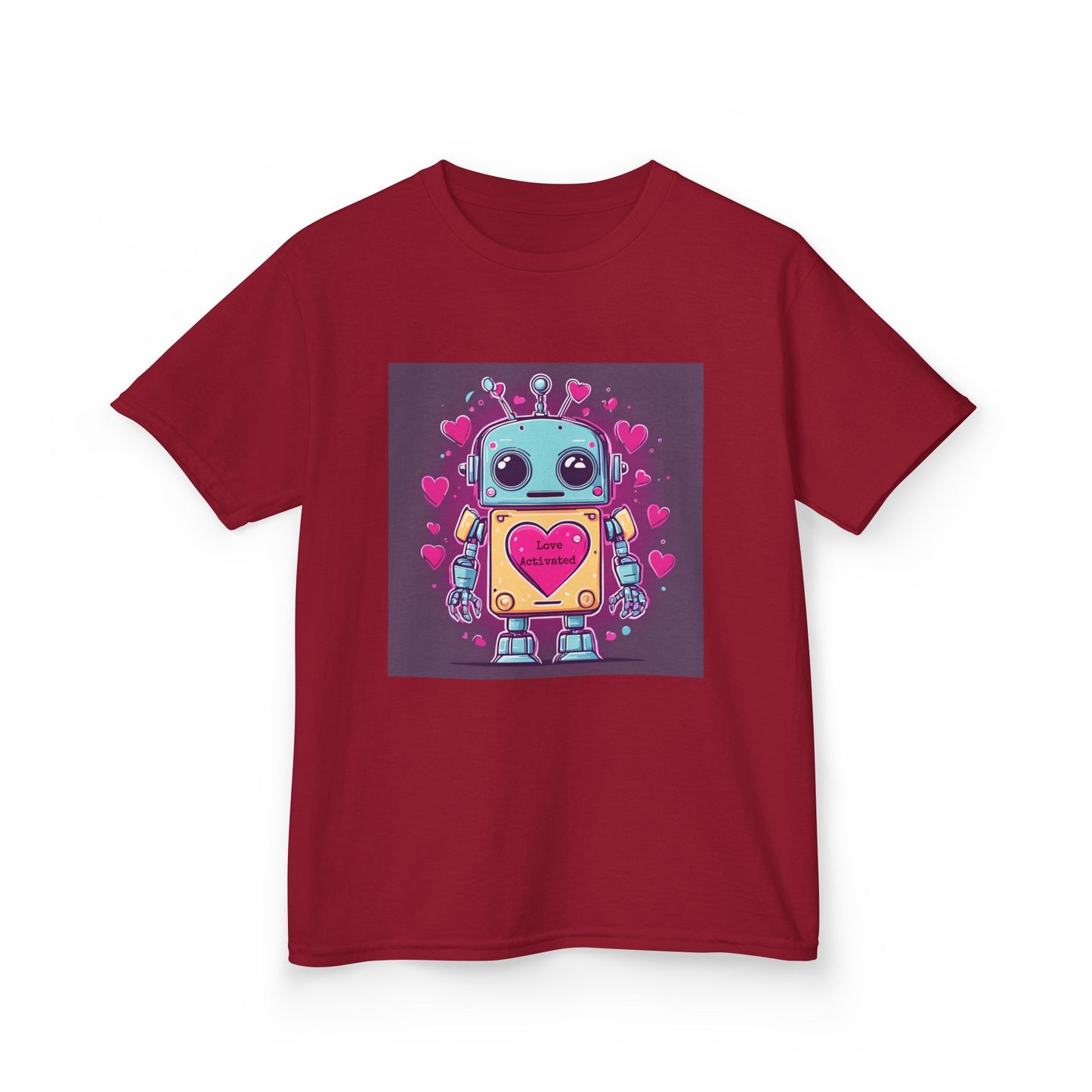 Love Activated - Robot Valentine's Kids' Tee