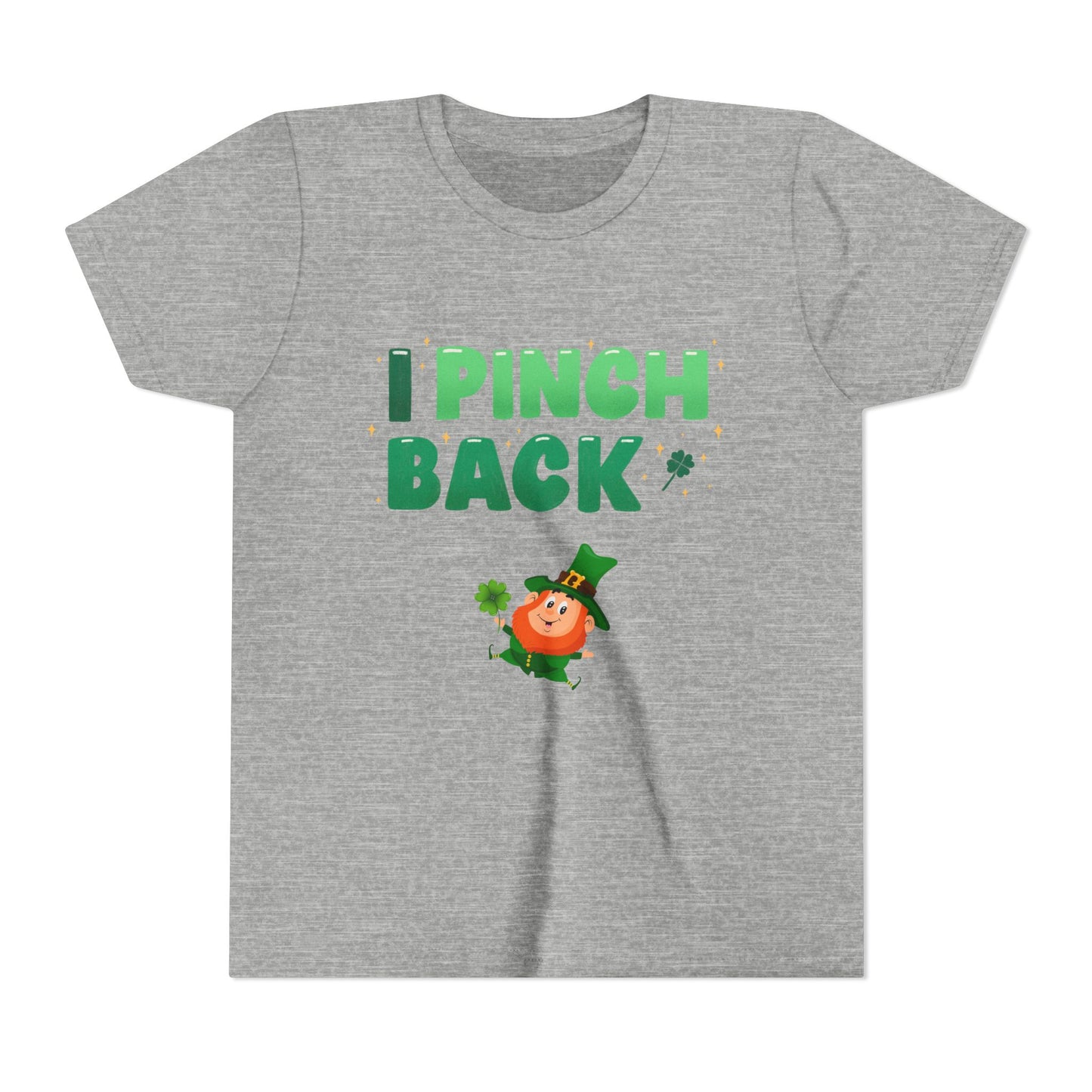 I Pinch Back Leprechaun Kids T-Shirt | St. Patrick's Day Shamrock Tee