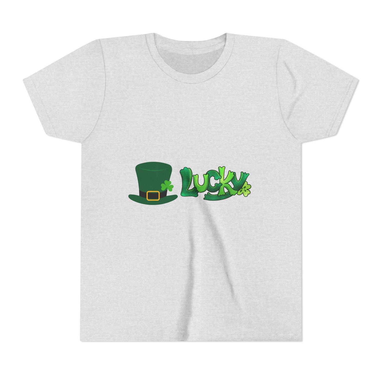 Lucky St. Patricks Day Shamrock Tee | Youth T-Shirt