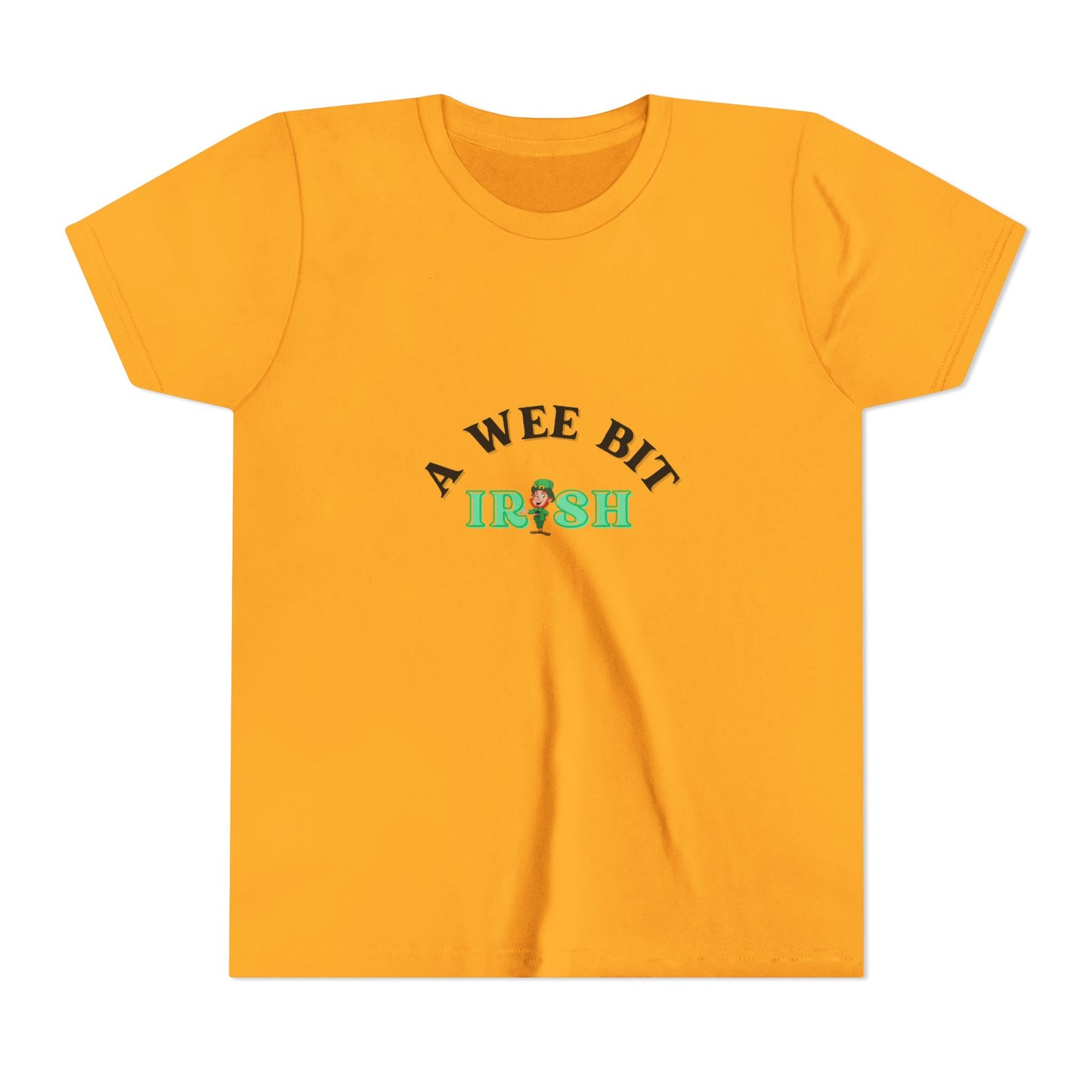 A Wee Bit Irish Youth Tee | St. Patrick's Day Shamrock Kids Shirt