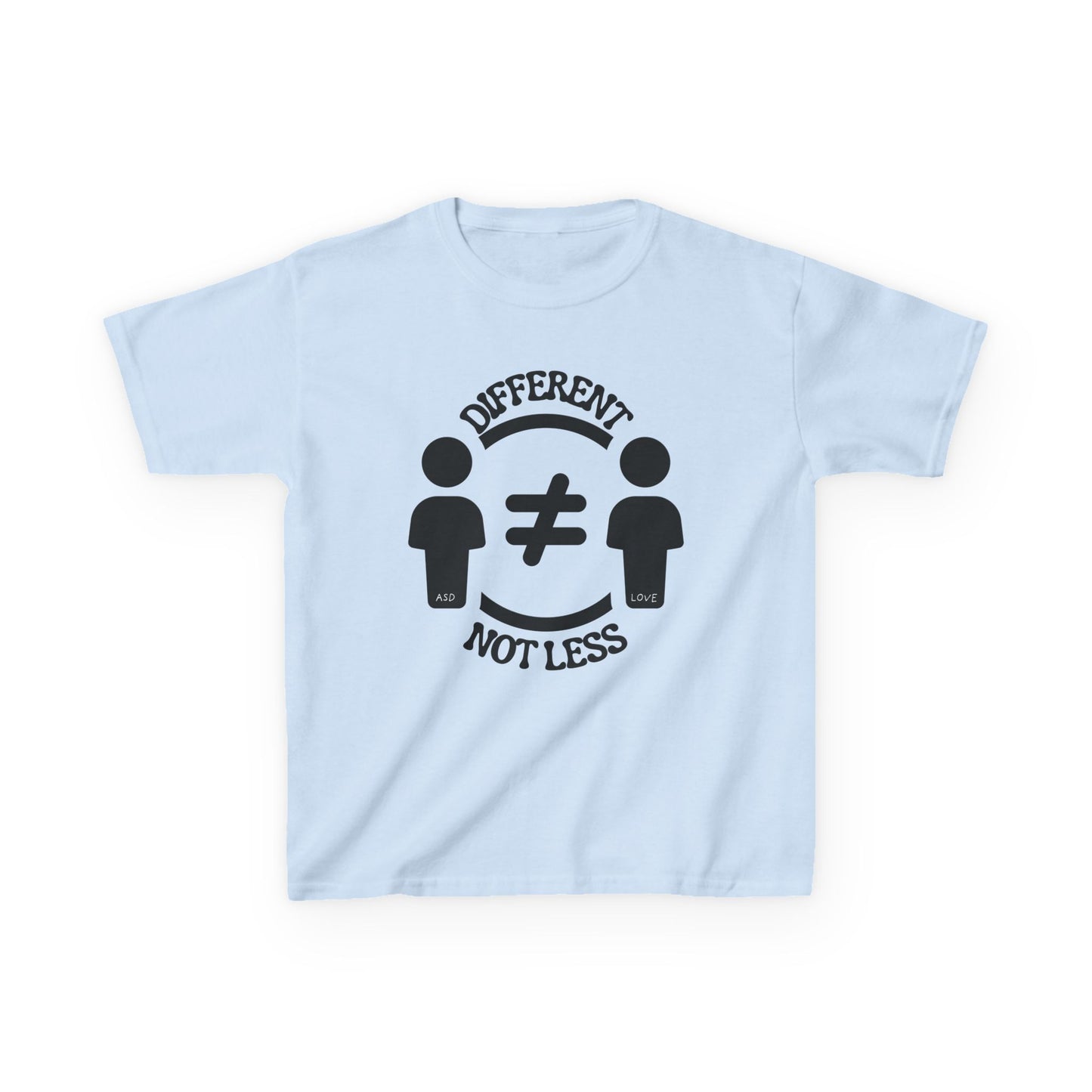 Different Not Less - Equality Autism Awareness kids Tee