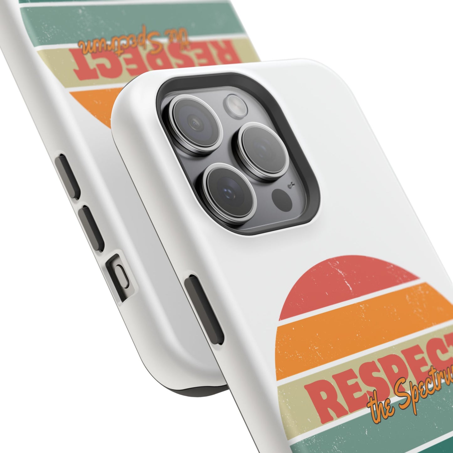 Vintage Rainbow: Respect the Spectrum - ASD Awareness Phone Case