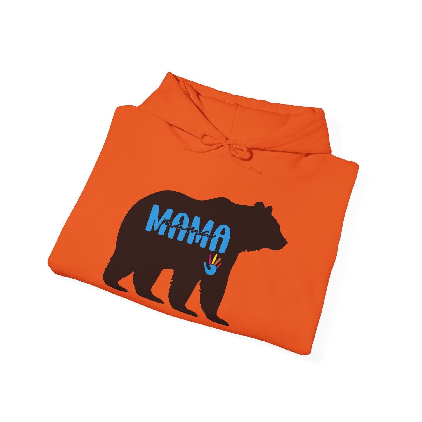 Mama Bear Hooded Sweatshirt | Autism Mama - Proud Support Sweatshirt