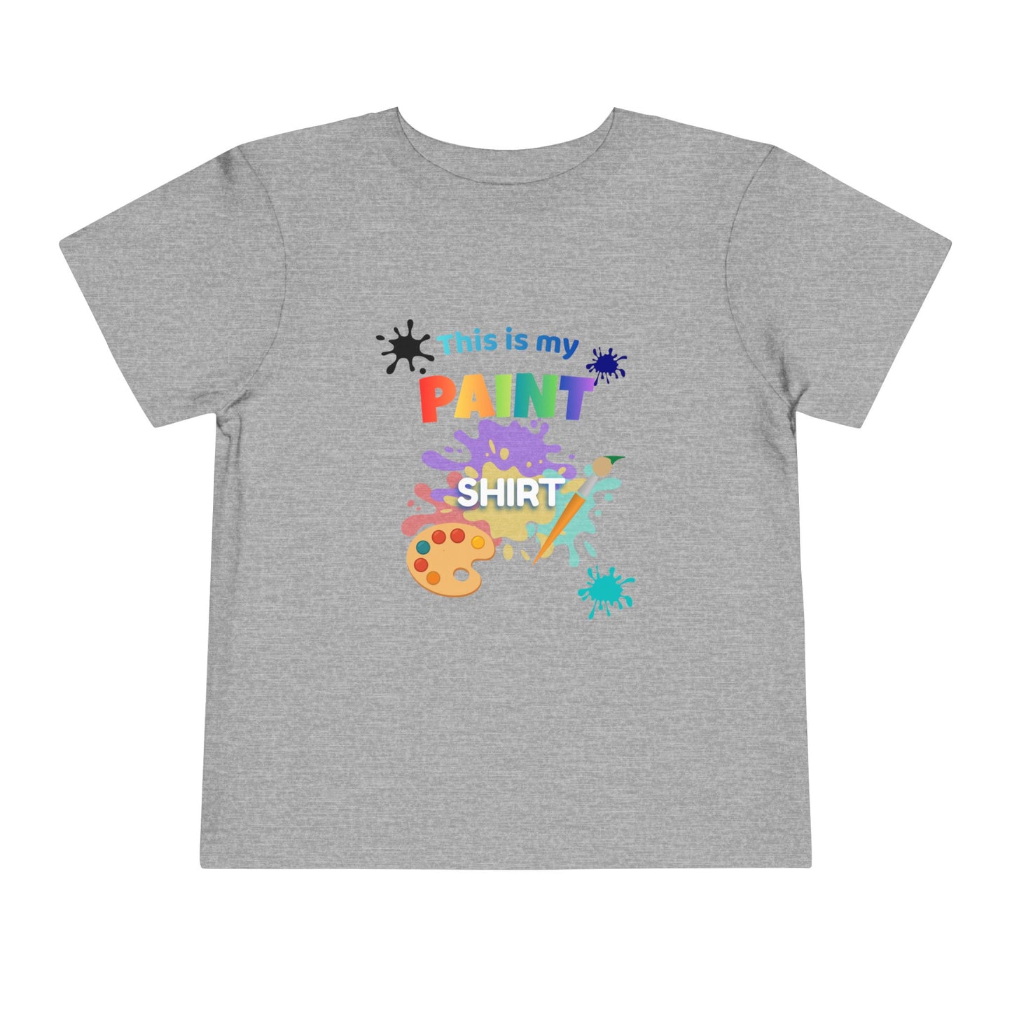 This Is My Paint Shirt Toddler Tee | Kids Painting Art Splash Shirt