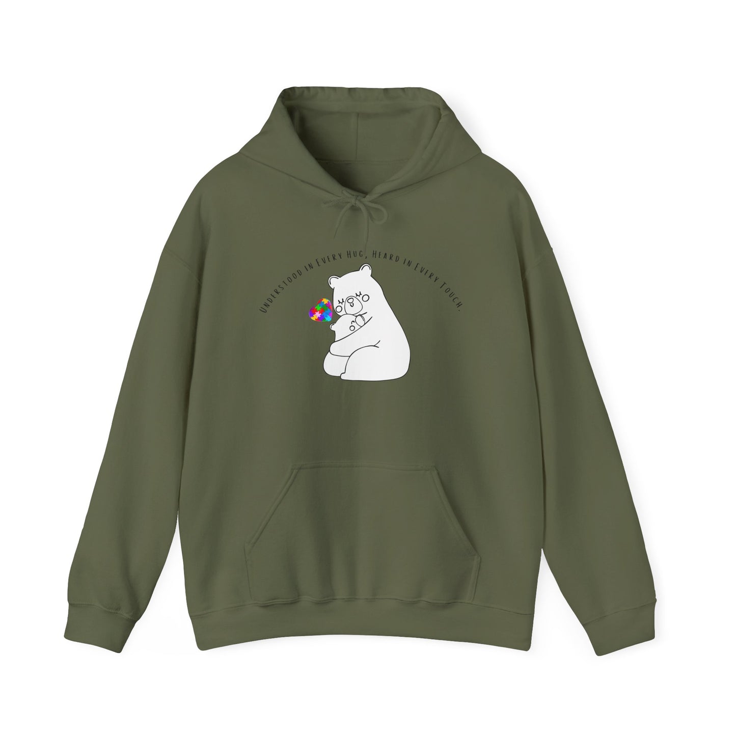 Every Hug, Every Touch - Autism Awareness Hoodie - Gift for Her, Unisex Comfort