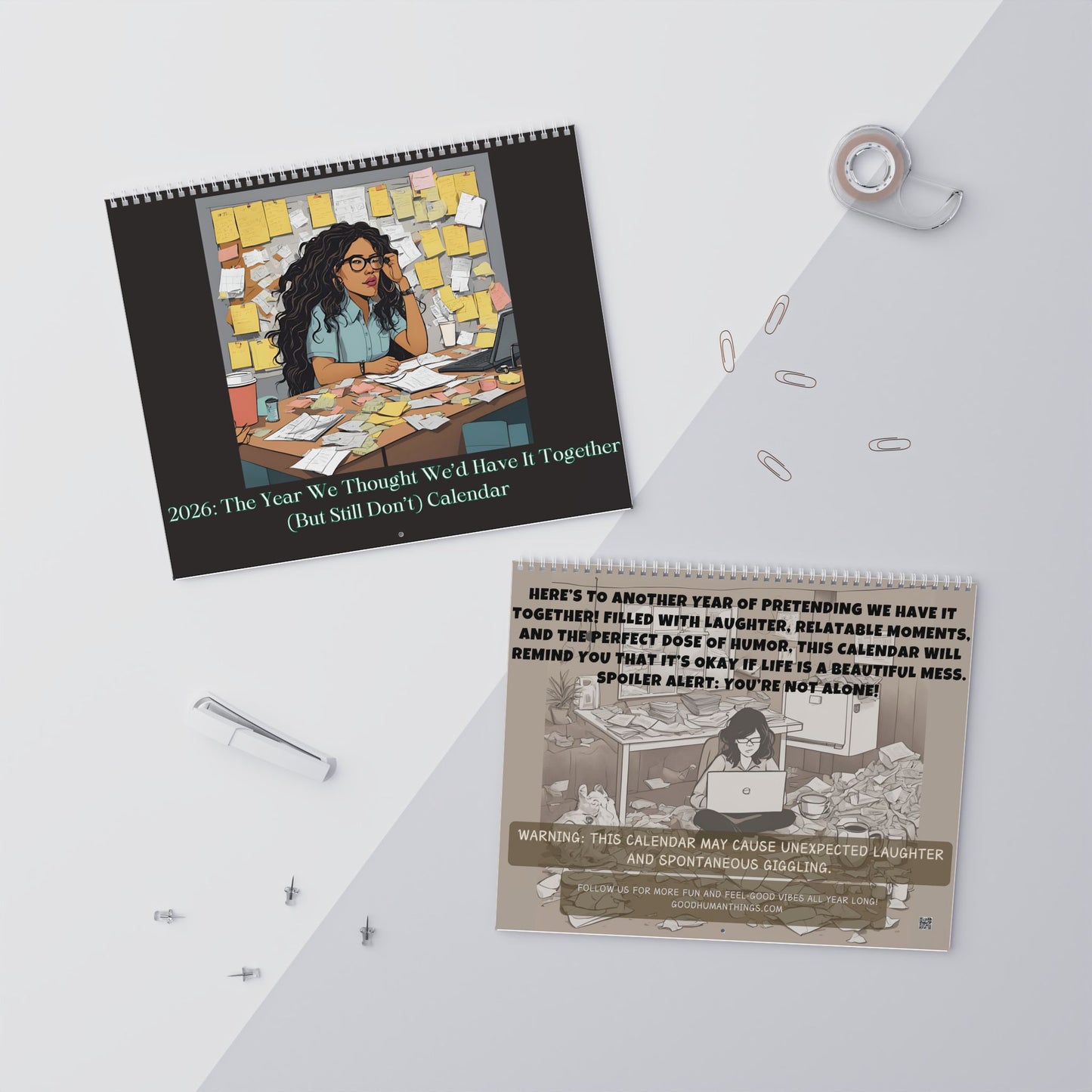 2026 Funny Wall Calendar | Relatable Chaos Planner | Messy Life Mom Humor | Gift for Women | Laughter + Stress Relief Calendar