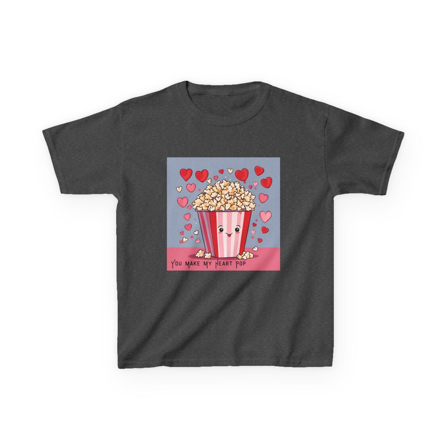 You Make My Heart Pop - Popcorn Valentine's Kids Tee