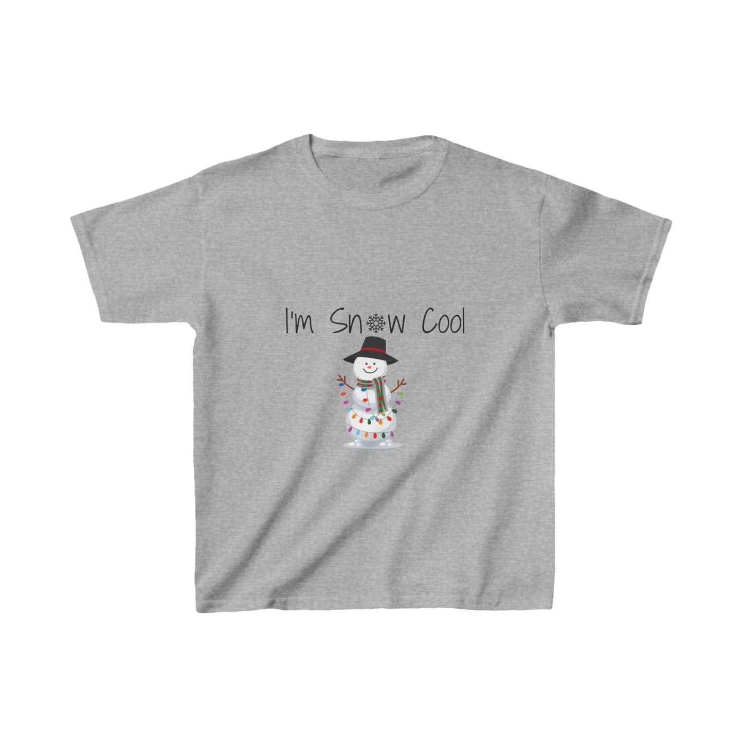 I'm Snow Cool Kids Tee - Fun Holiday Snowman Shirt for Boys and Girls