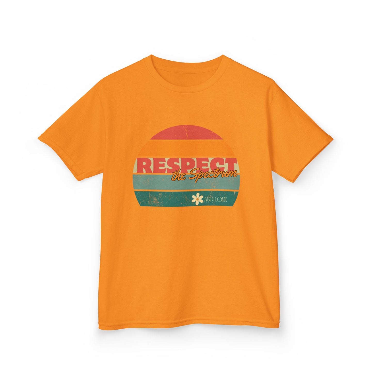 Respect the Spectrum - Rainbow Autism Awarness Kids Tee