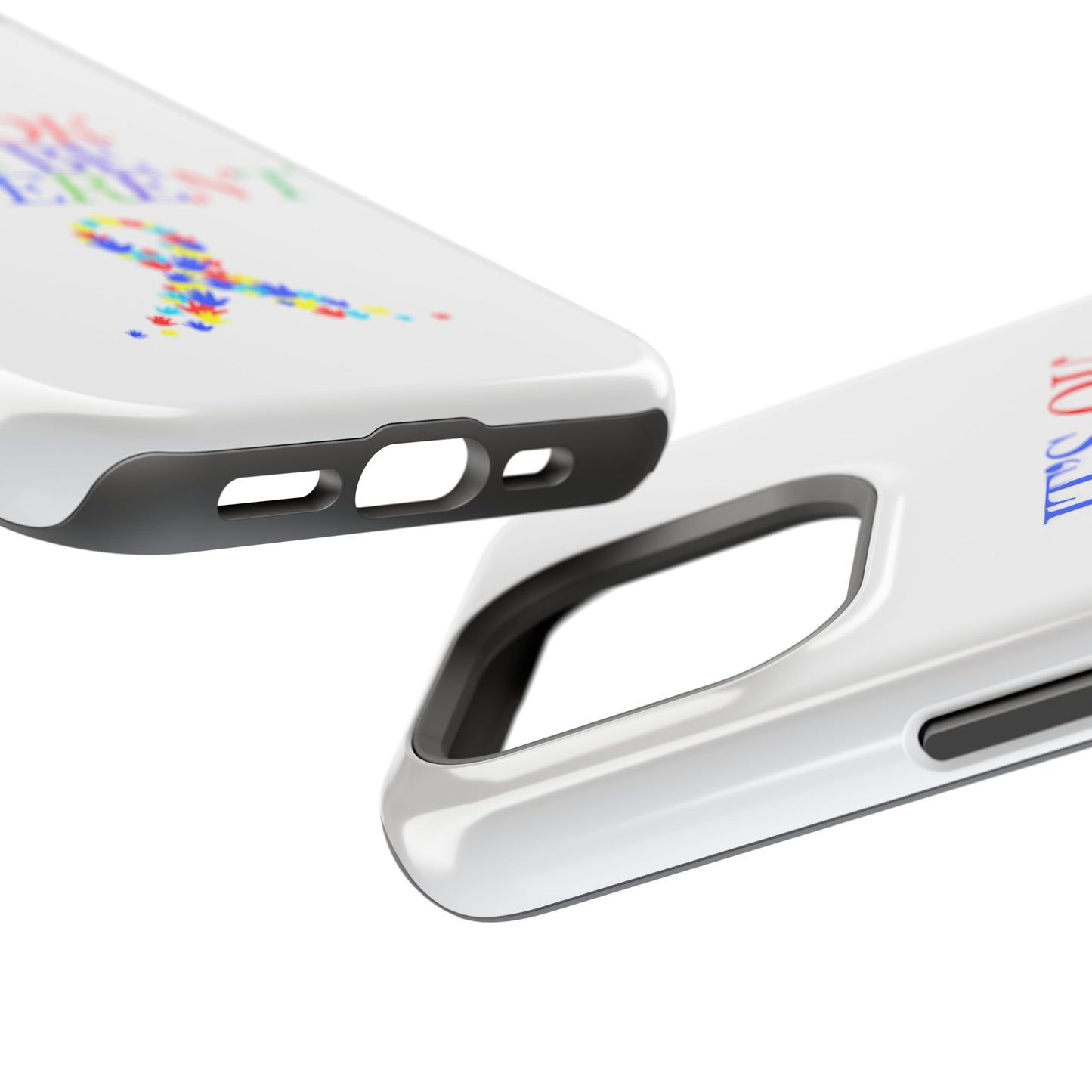 Autism Support Ribbon: It's Okay to Be Different - ASD Awareness Phone Case