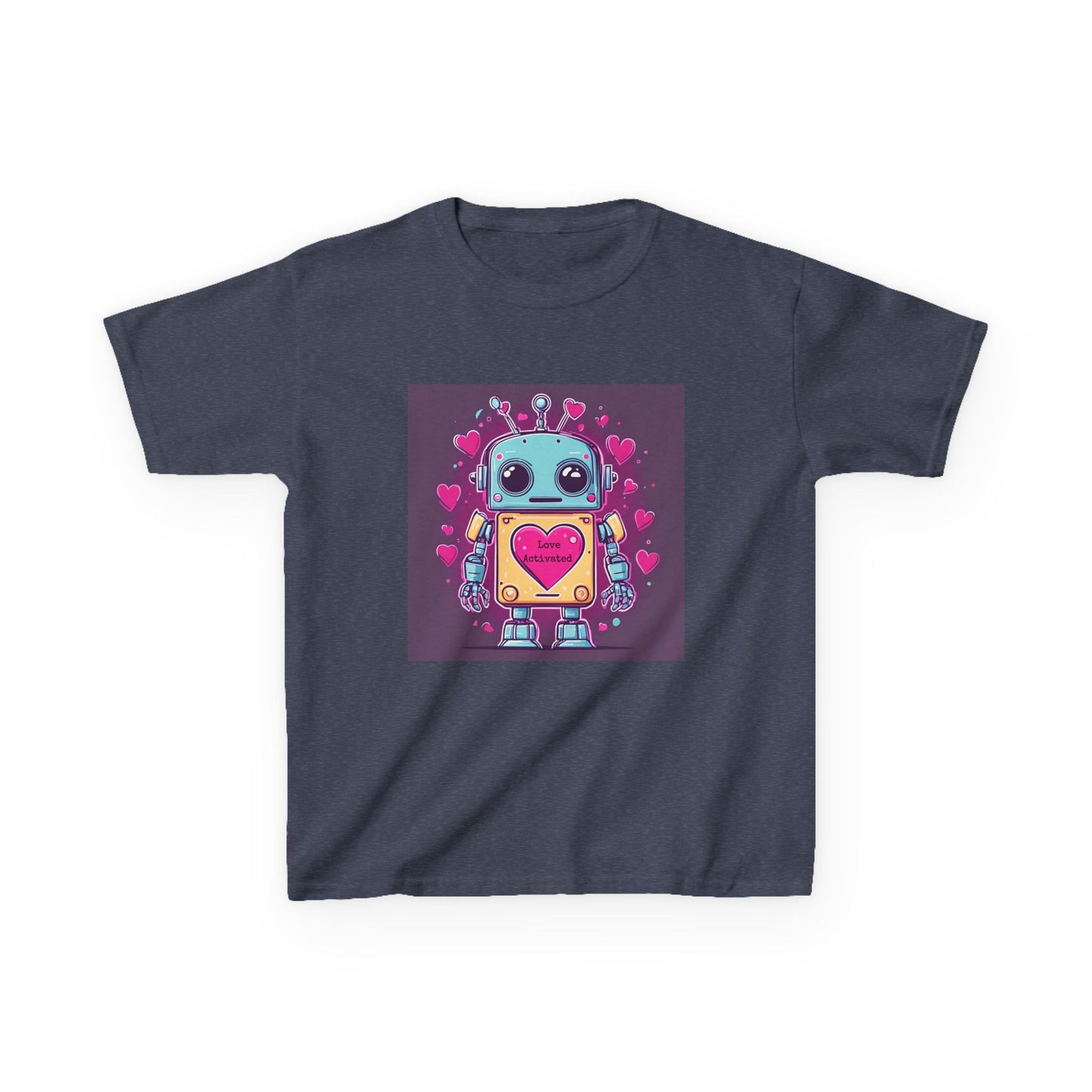 Love Activated - Robot Valentine's Kids' Tee
