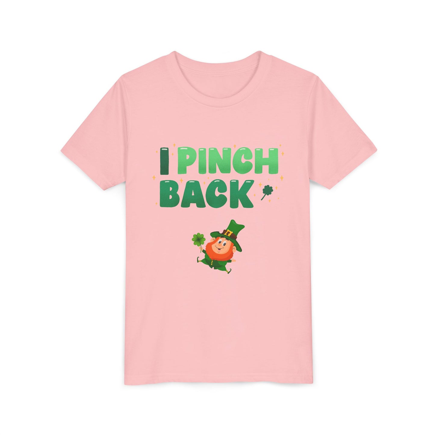 I Pinch Back Leprechaun Kids T-Shirt | St. Patrick's Day Shamrock Tee