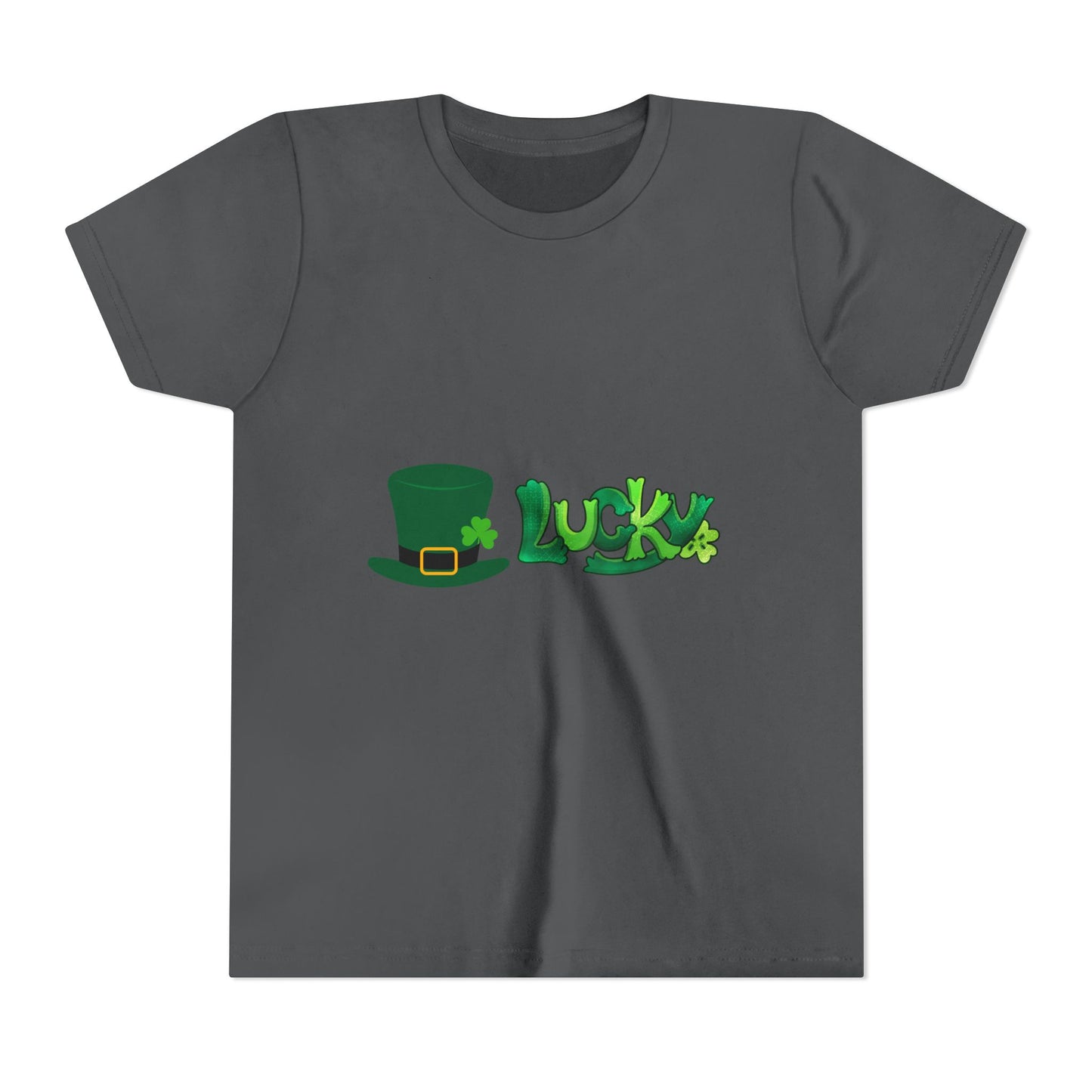 Lucky St. Patricks Day Shamrock Tee | Youth T-Shirt