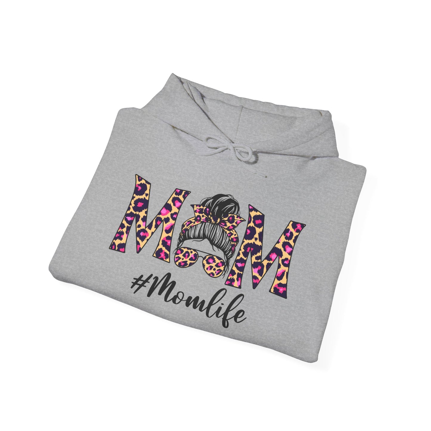 Leopard Print Mom Life Hoodie - Fierce & Fabulous | Mom Life Hoodie, Cozy Sweatshirt for Mothers, Unique Mothers Day Gift, Cute Mom Apparel