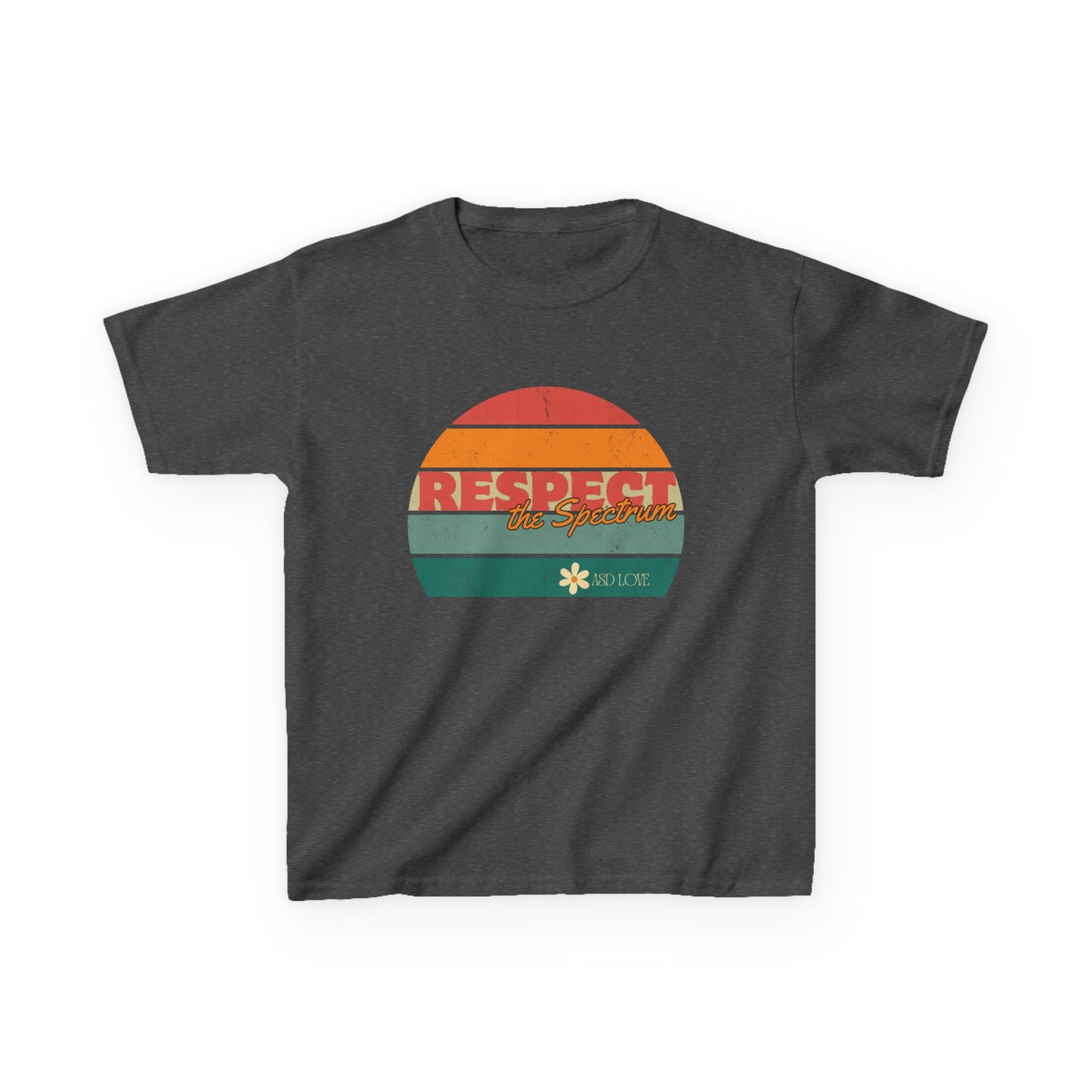 Respect the Spectrum - Rainbow Autism Awarness Kids Tee