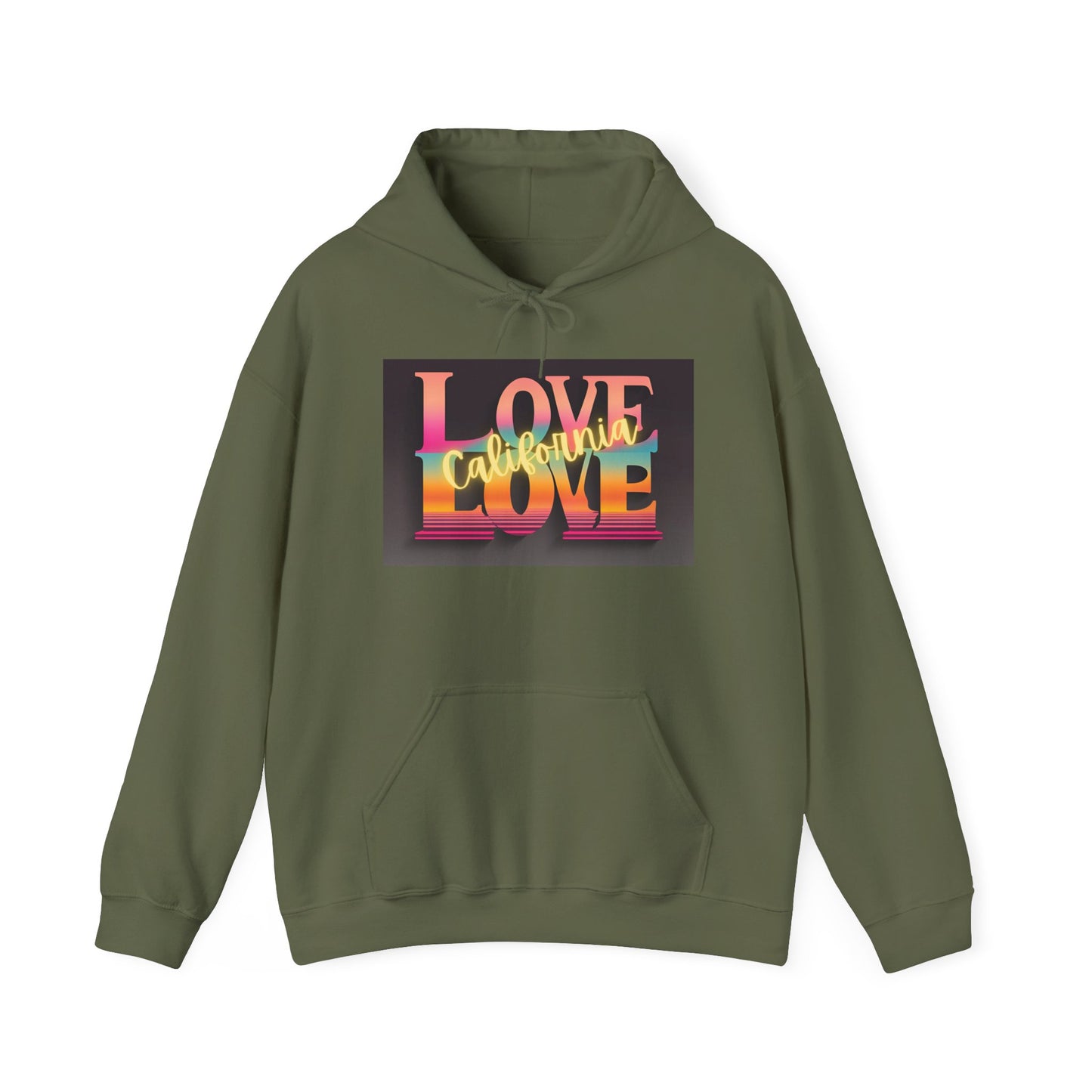 Love, LOVE, California Hoodie (NY) - Cali Love