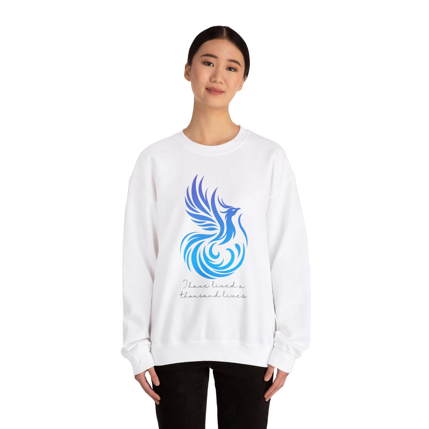 Phoenix Rising Sweatshirt - I Have Lived a Thousand Lives | Inspirational Unisex Sweatshirt