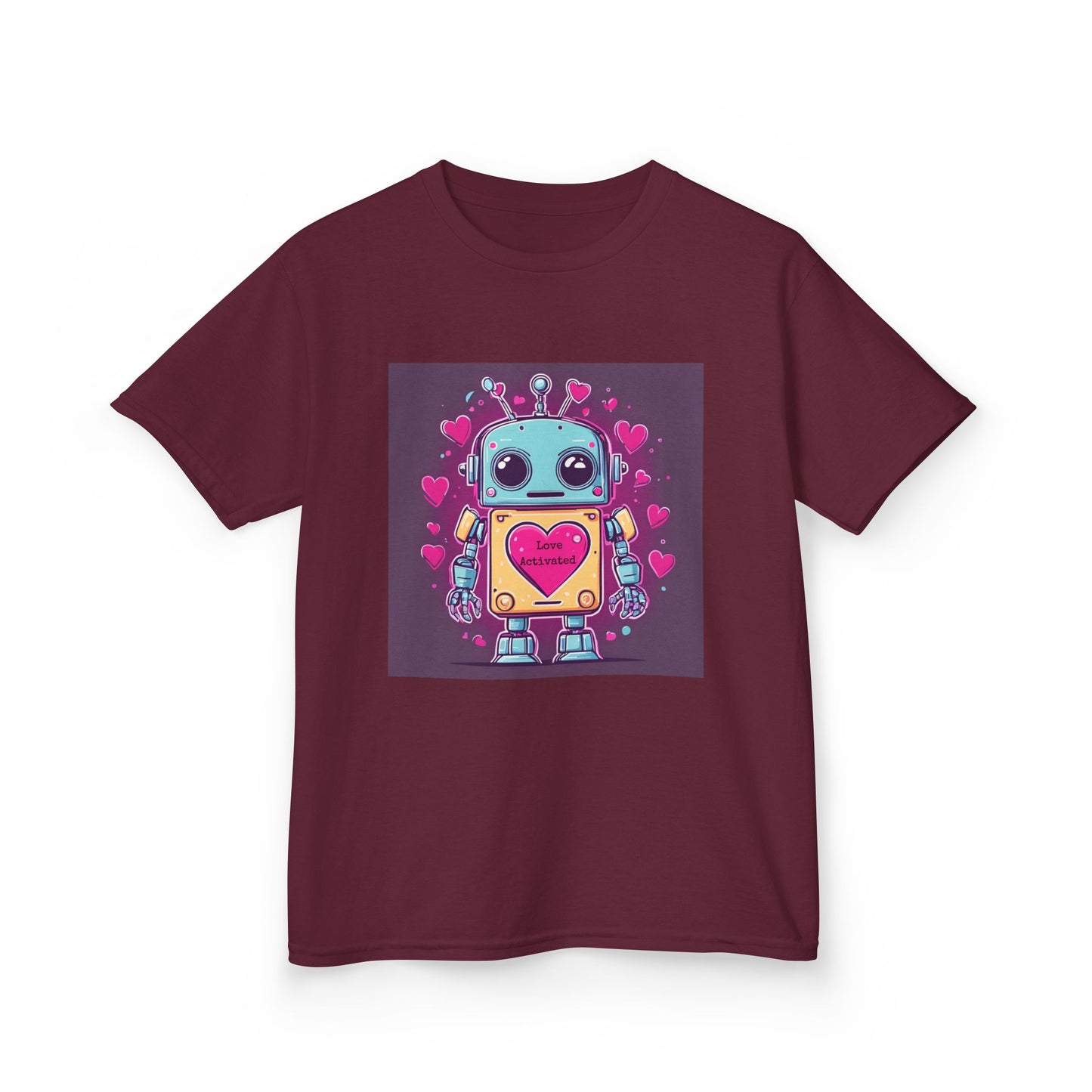 Love Activated - Robot Valentine's Kids' Tee