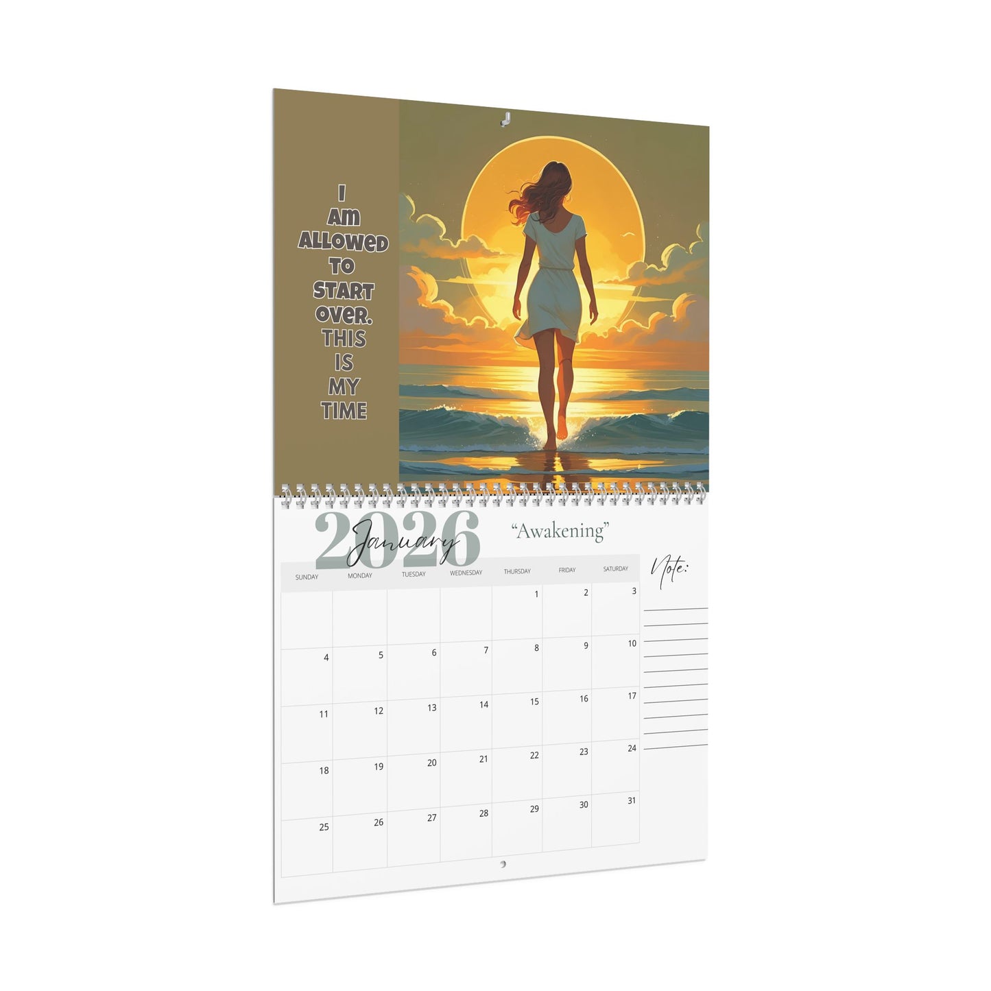 Her Return to Herself - A 2026 Calendar for Healing, Growth and Self-Discovery