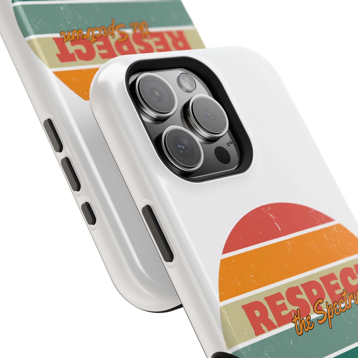 Vintage Rainbow: Respect the Spectrum - ASD Awareness Phone Case