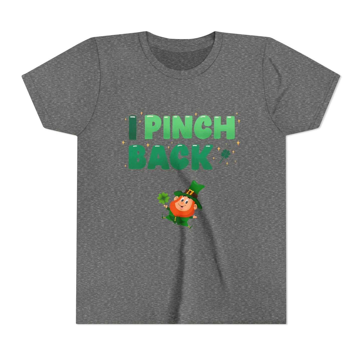 I Pinch Back Leprechaun Kids T-Shirt | St. Patrick's Day Shamrock Tee