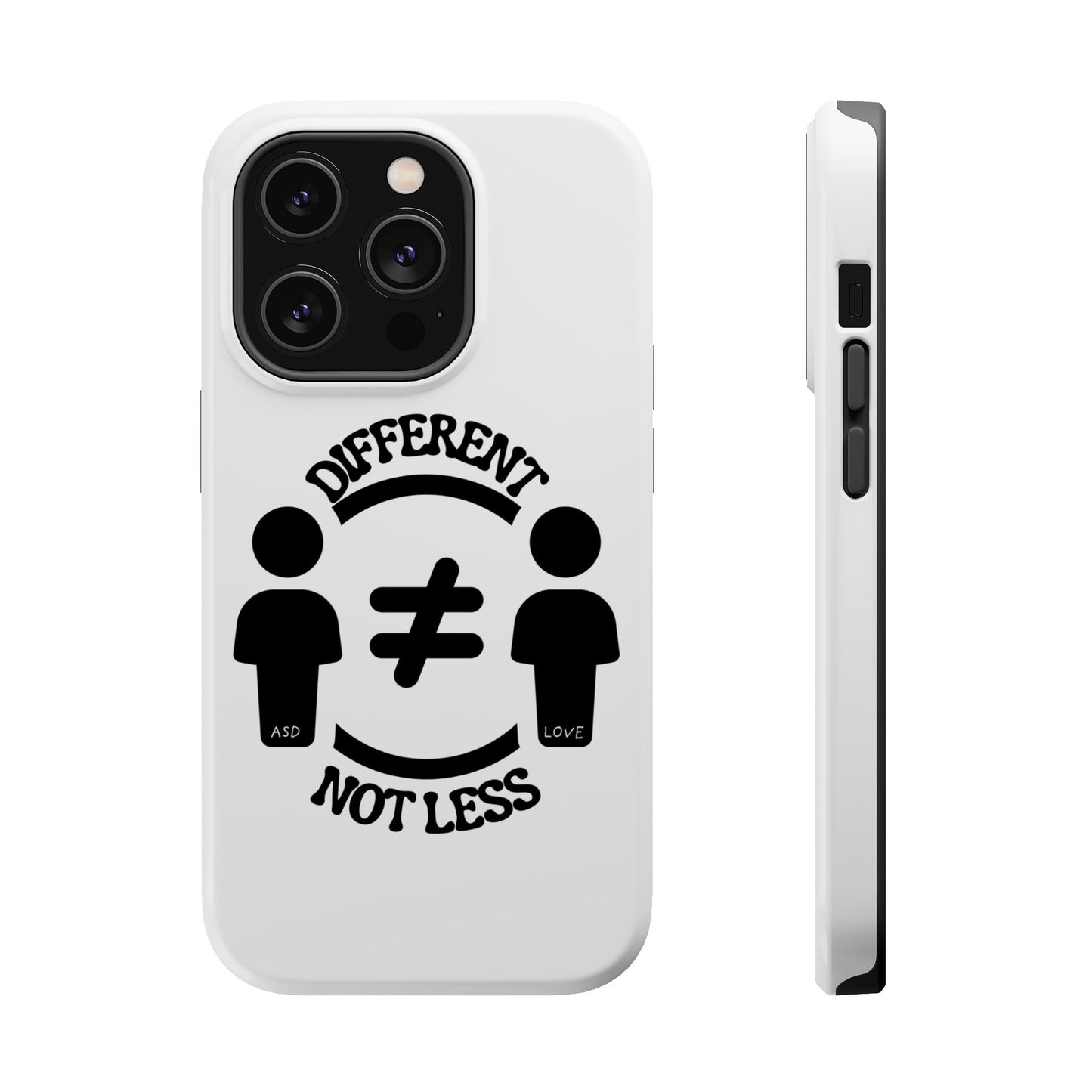 Silhouette Harmony: Different, Not Less - ASD Awareness Phone Case