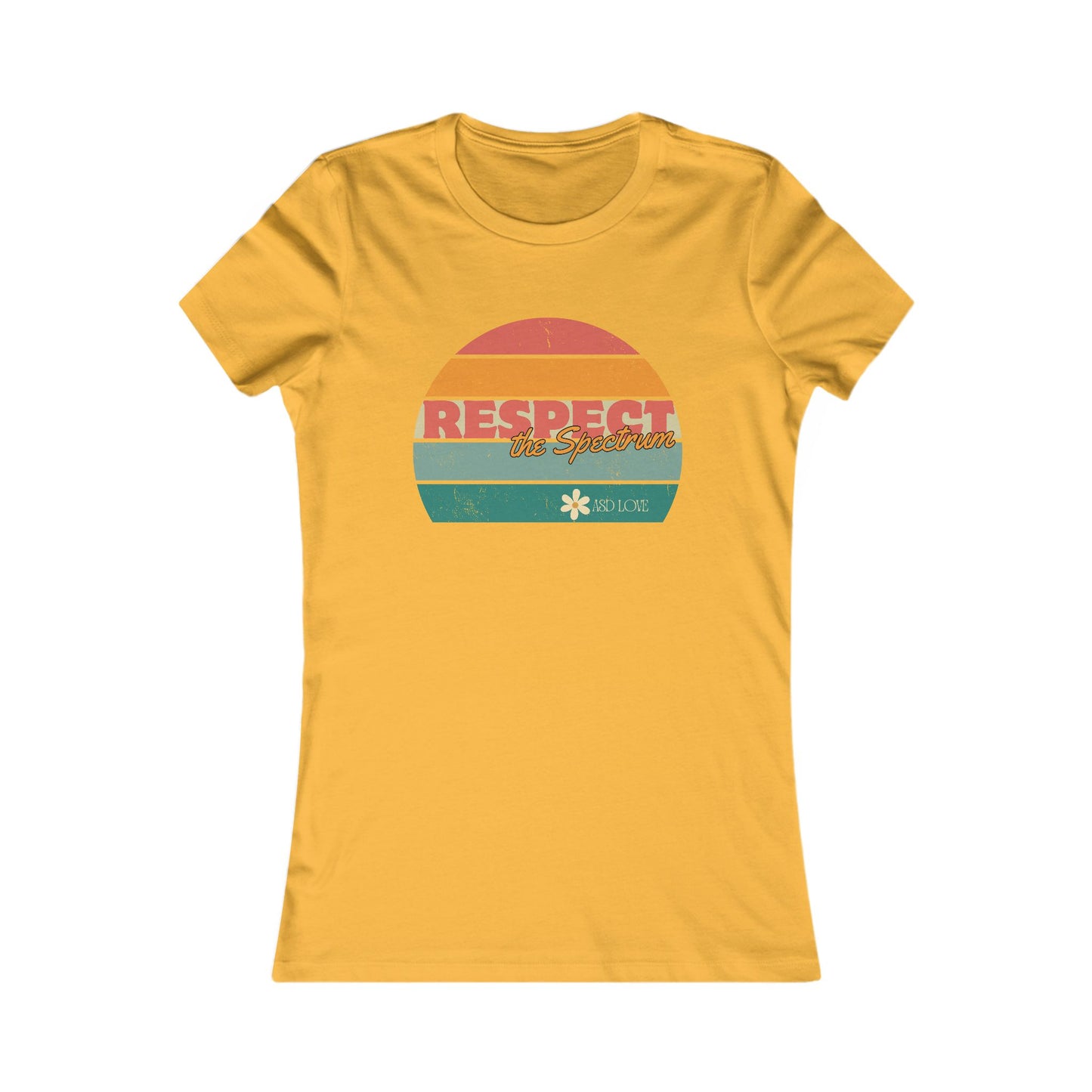 Respect the Spectrum | Women's Favorite Tee | Autism Awareness | Diversity and Inclusivity