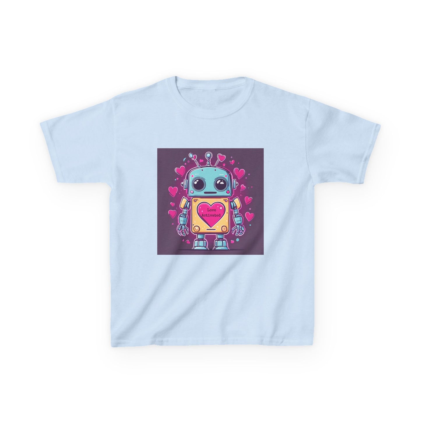 Love Activated - Robot Valentine's Kids' Tee