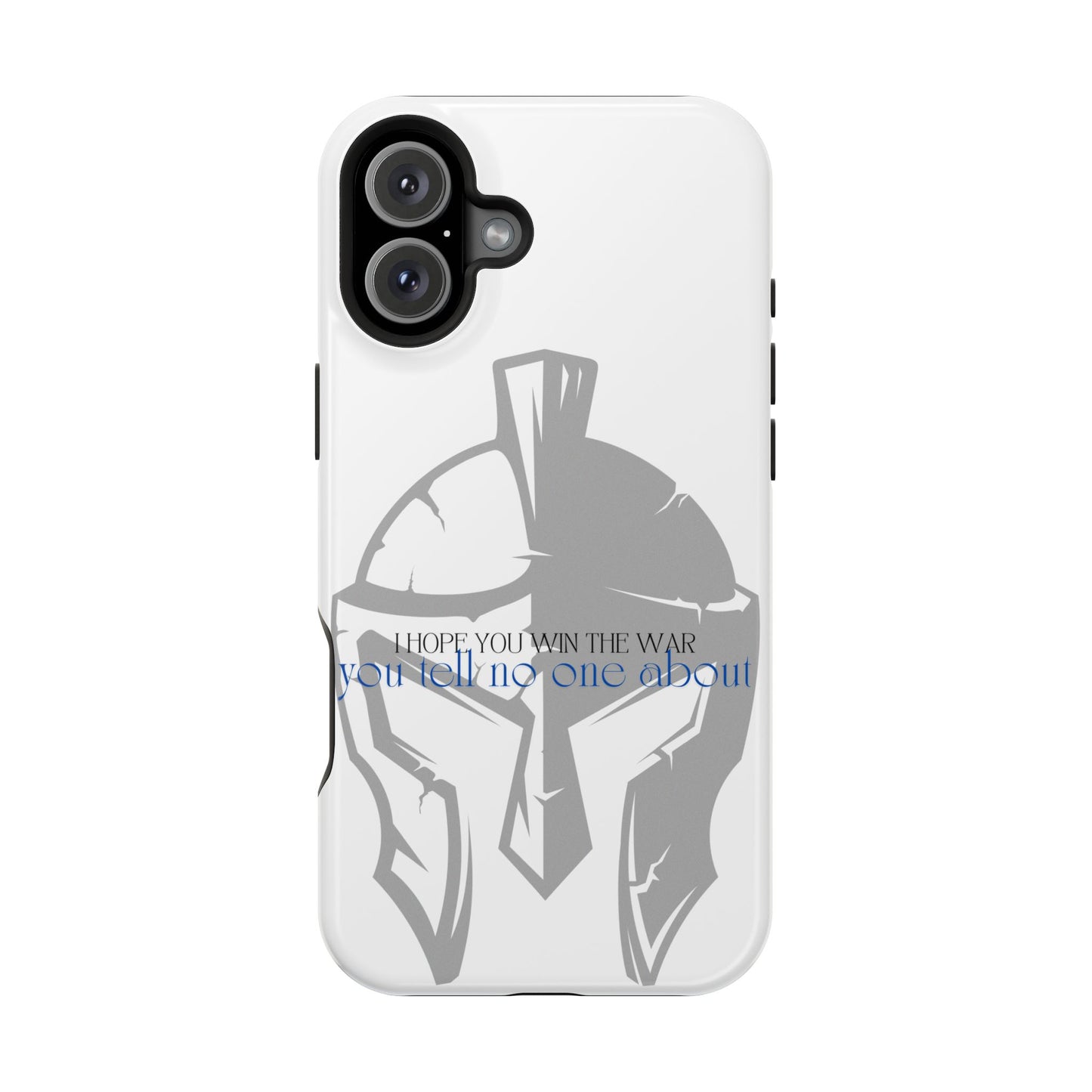 Spartan Strength: Win the War You Tell No One About - Mental Health Awareness Phone Case