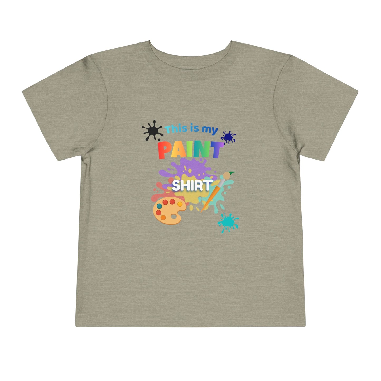 This Is My Paint Shirt Toddler Tee | Kids Painting Art Splash Shirt