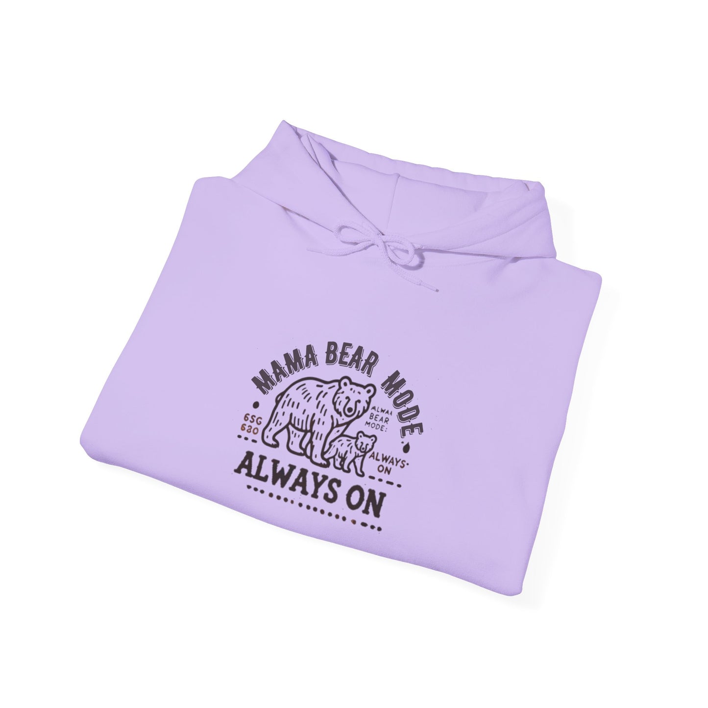 Vintage Mama Bear Mode - Always On Hoodie - Cute Gift for Moms, Perfect for Birthdays, Mother's Day, Relaxation, Everyday Wear