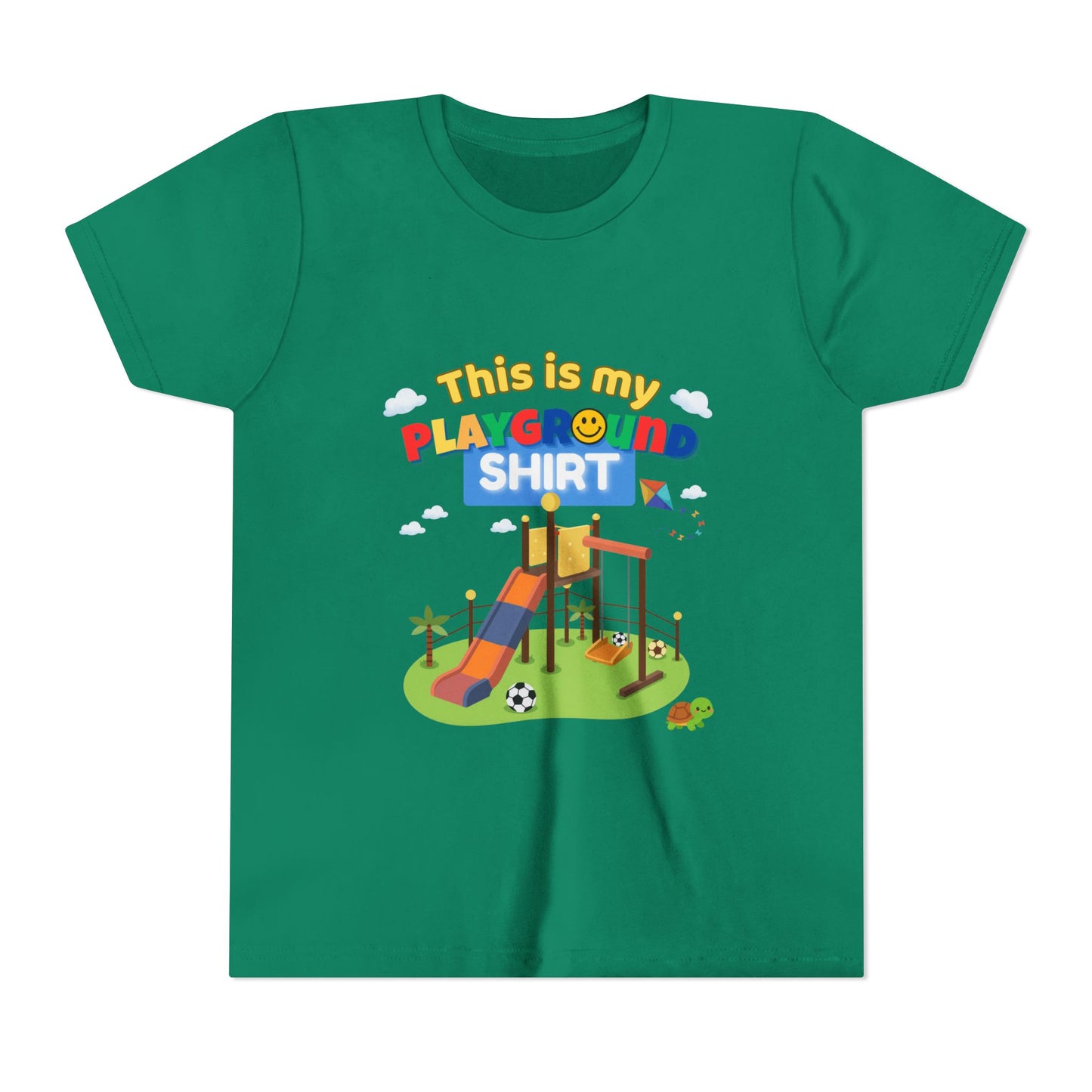 This Is My Playground Shirt Youth Tee | Playground Slide Graphic Shirt