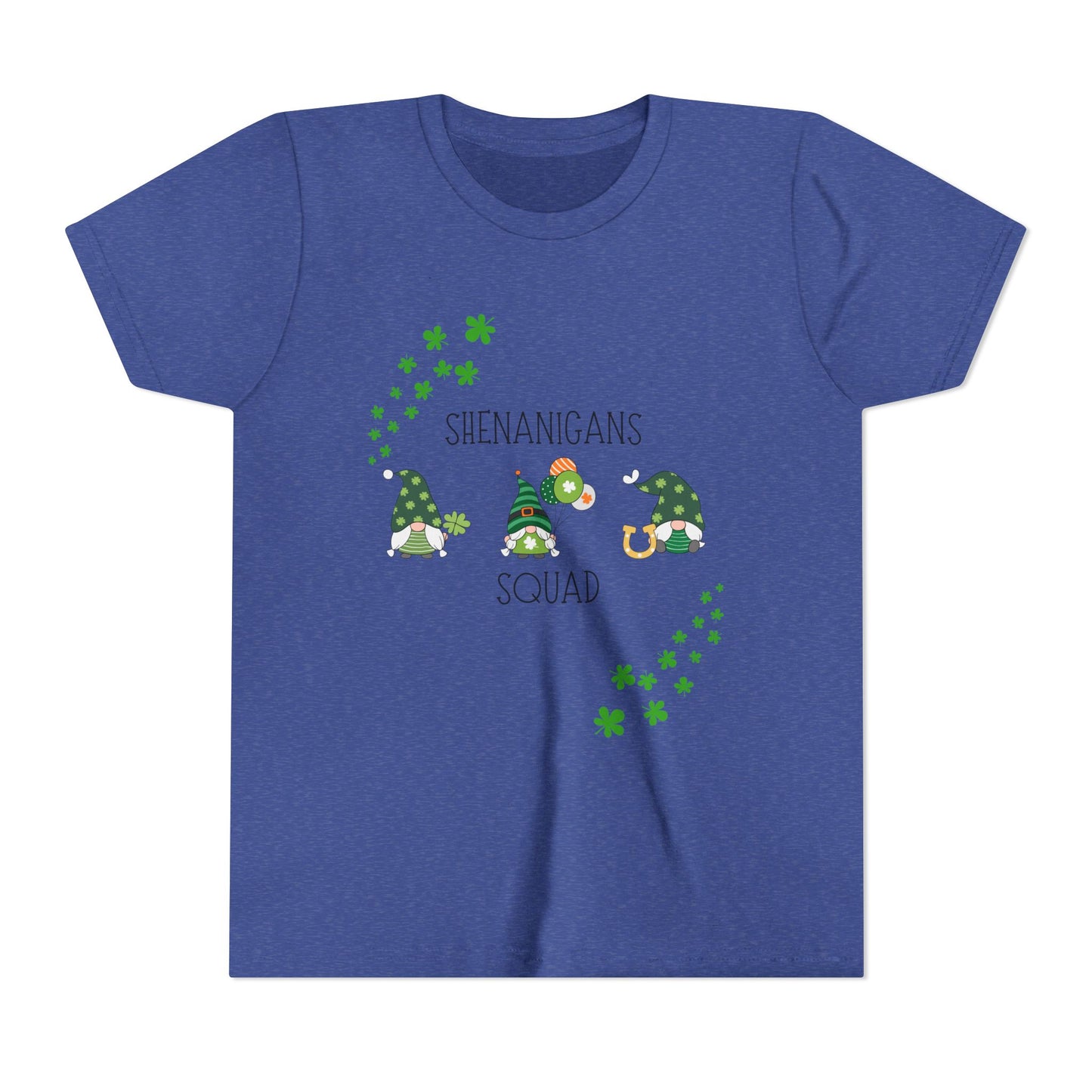 Shenanigans Squad Gnomes Youth Tee | St. Patrick's Day Shamrock Kids Shirt