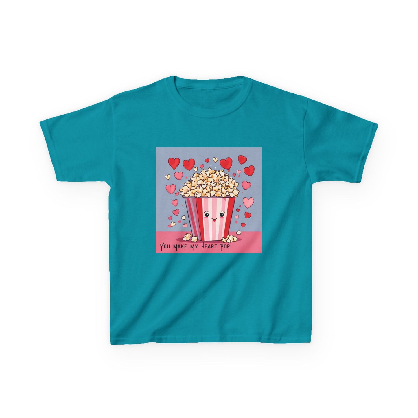 You Make My Heart Pop - Popcorn Valentine's Kids Tee