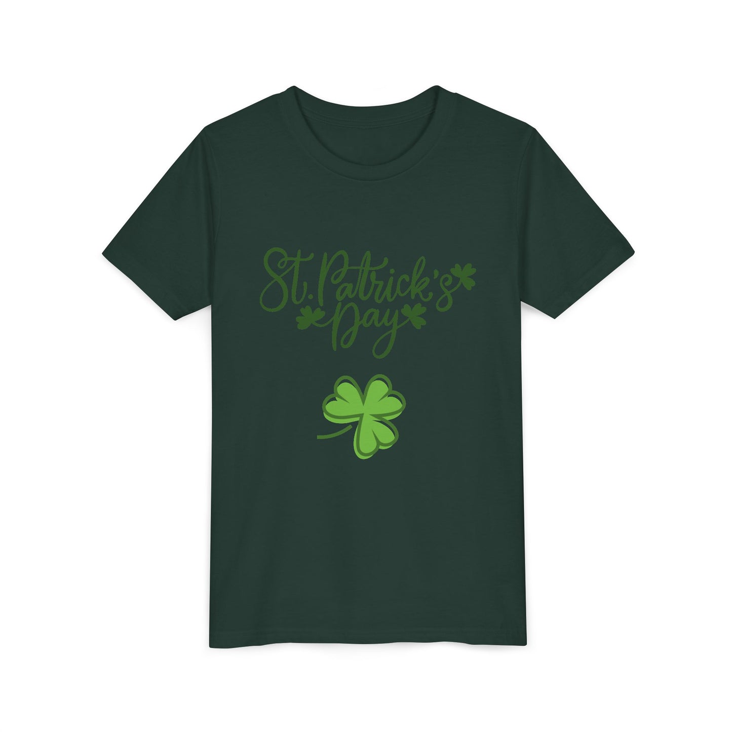 St. Patrick's Day Shamrock Youth Tee | Kids Irish Holiday Shirt