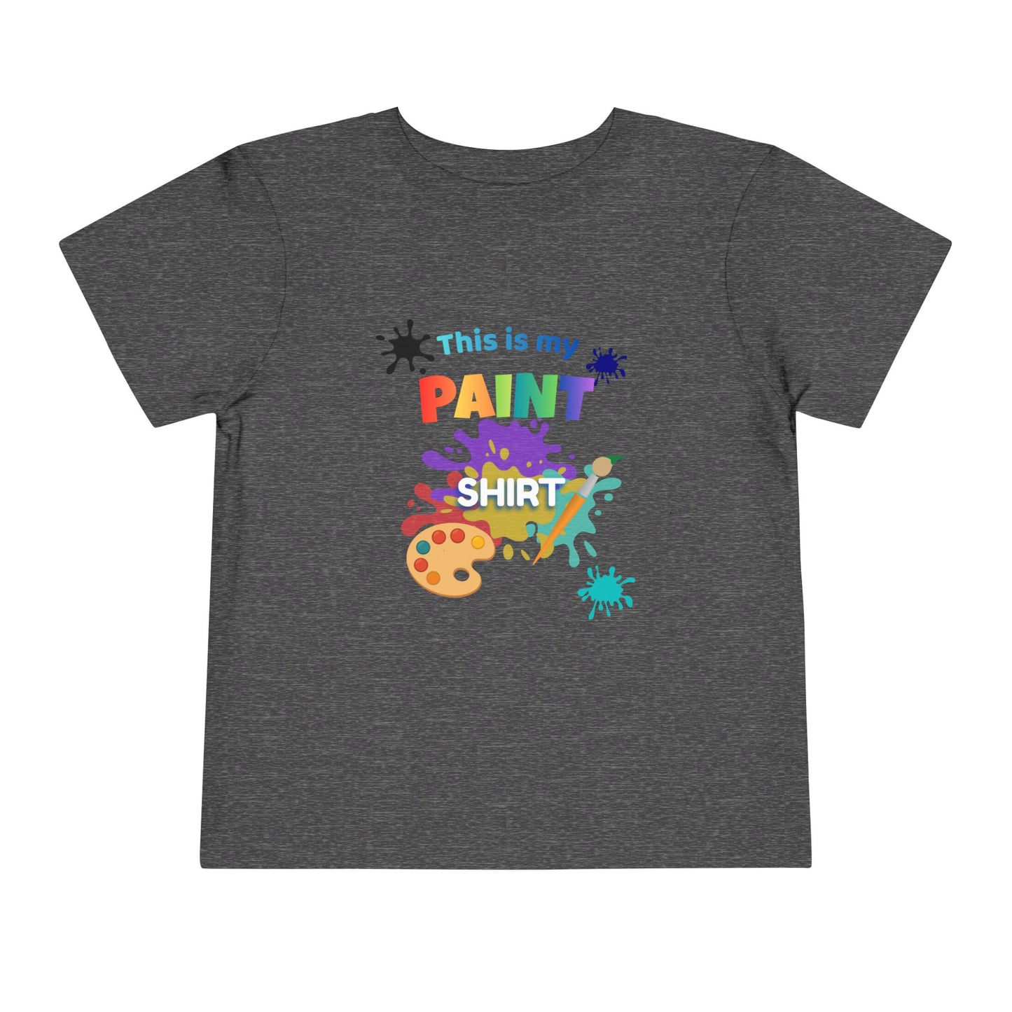 This Is My Paint Shirt Toddler Tee | Kids Painting Art Splash Shirt
