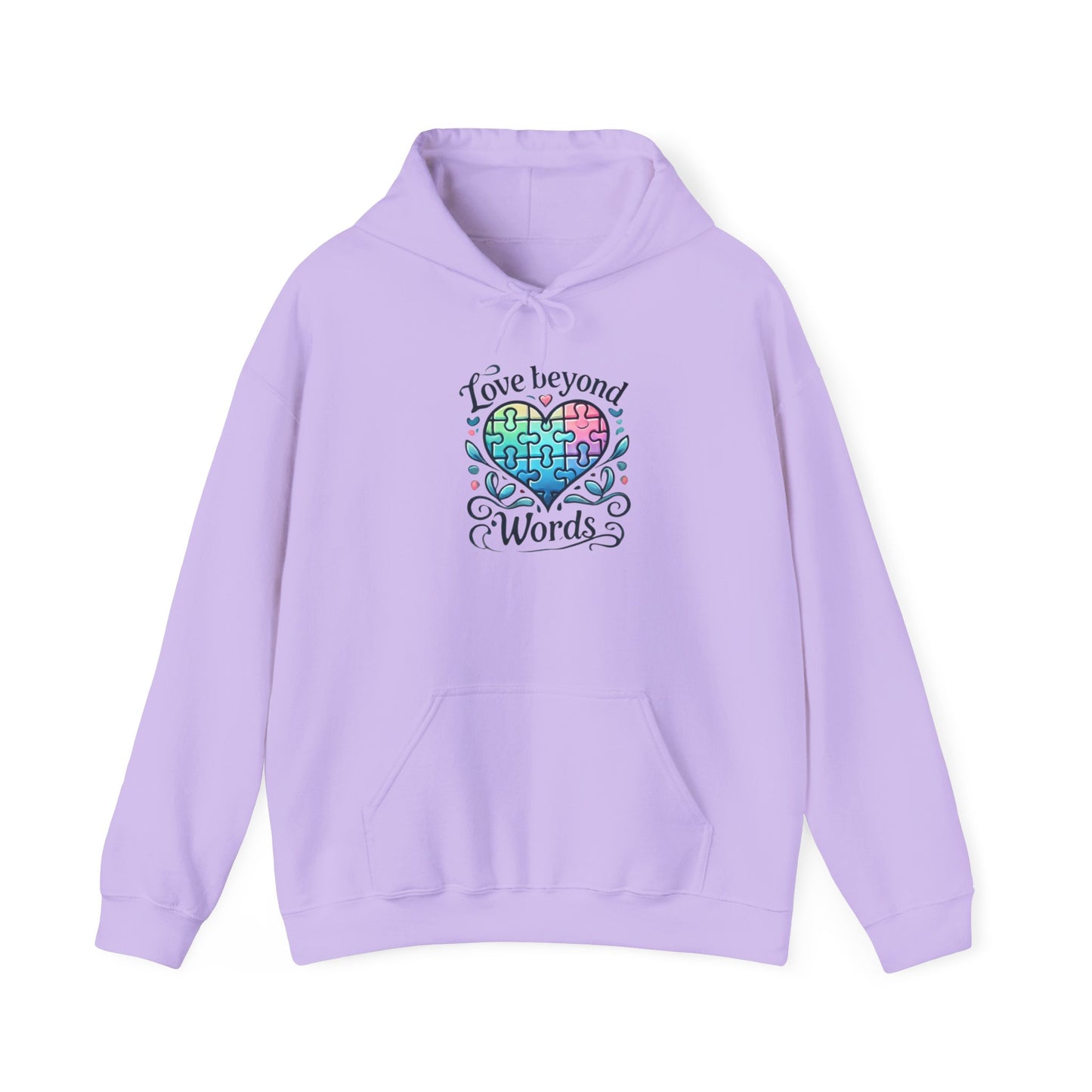 Love Beyond Words - Autism Awareness Hoodie - Cozy Unisex Sweatshirt for Warmth & Connection, Perfect for Gifts, Casual Wear, Gatherings