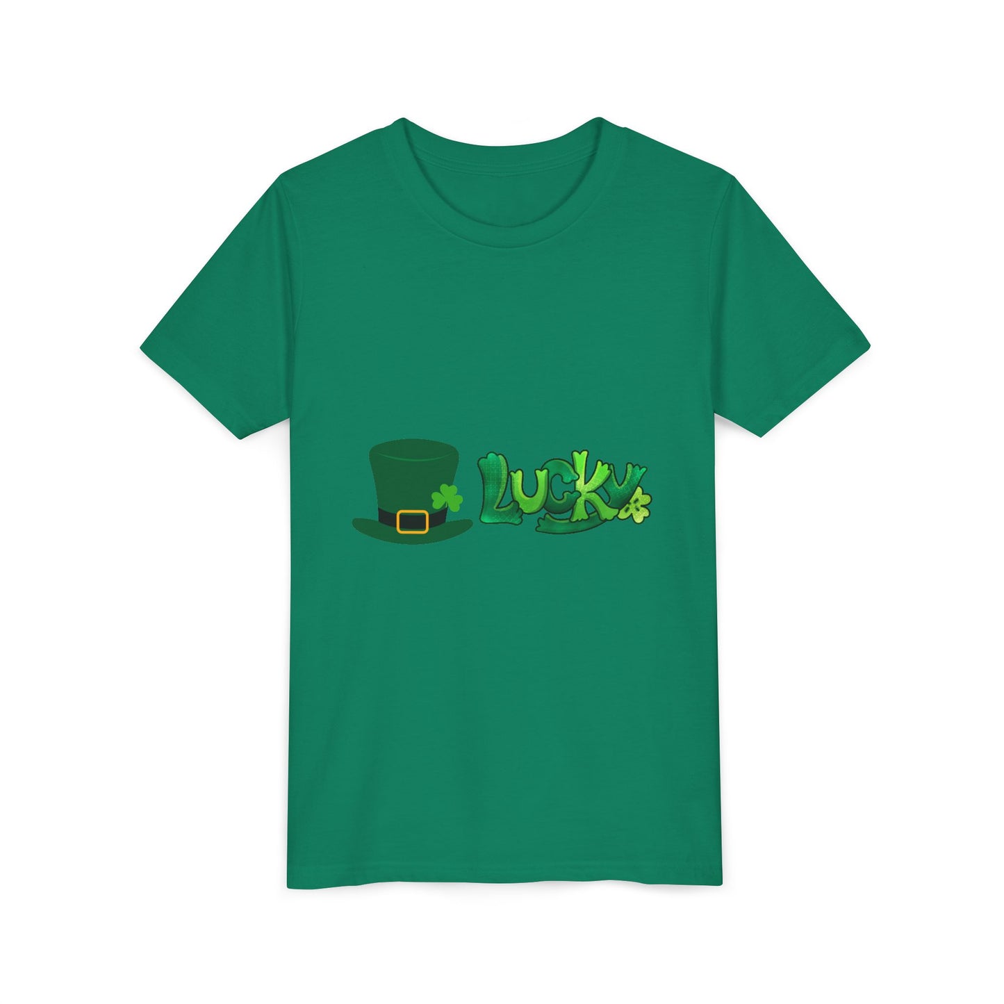 Lucky St. Patricks Day Shamrock Tee | Youth T-Shirt