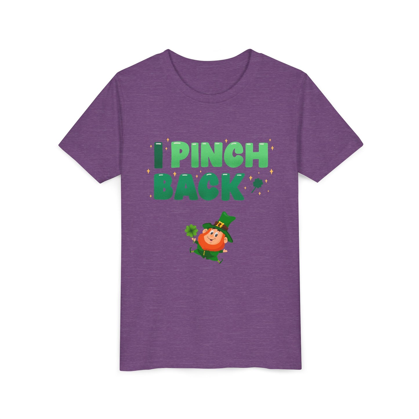 I Pinch Back Leprechaun Kids T-Shirt | St. Patrick's Day Shamrock Tee