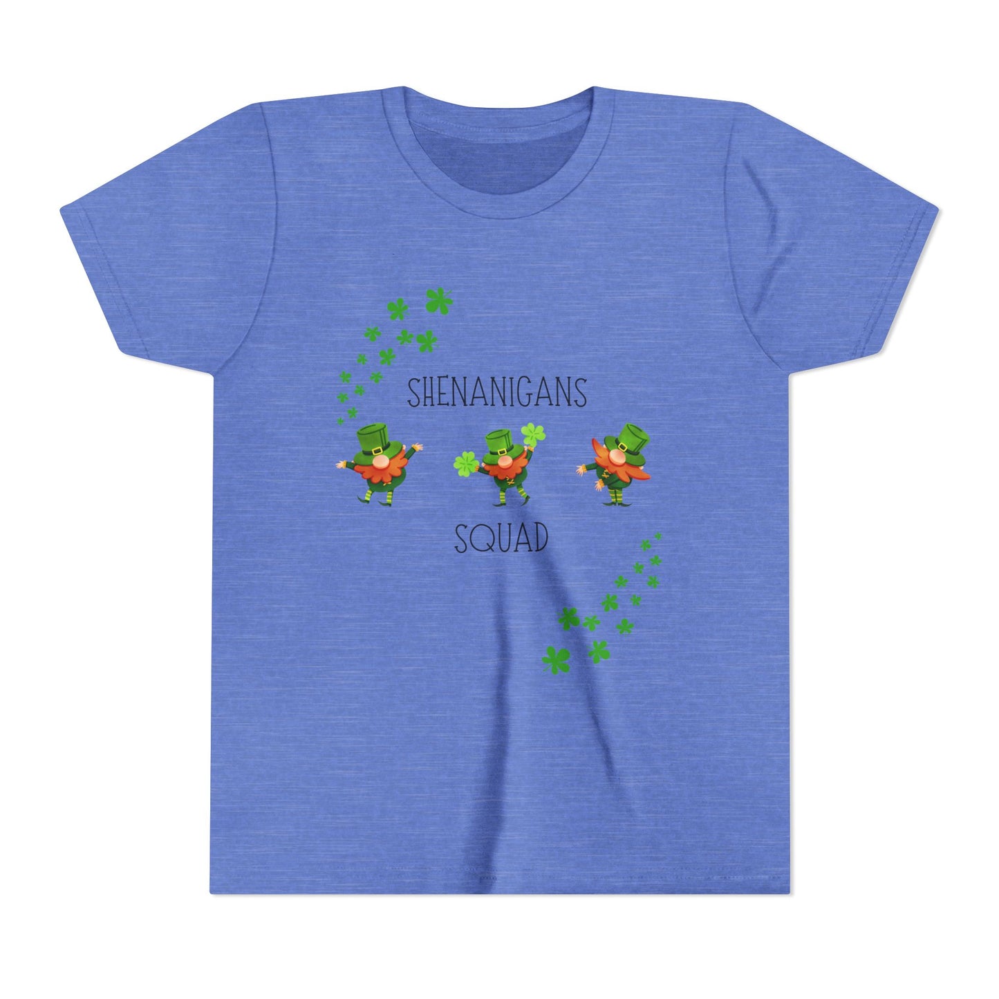 Shenanigans Squad Youth Tee | St. Patrick's Day Leprechaun Shamrock Shirt