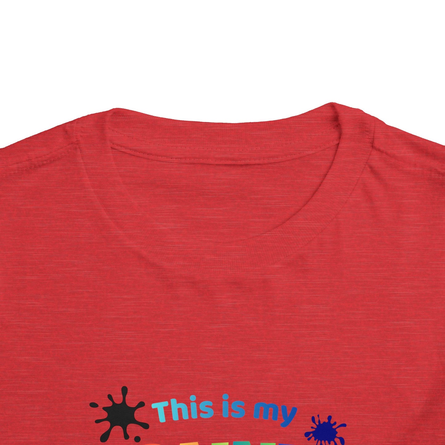 This Is My Paint Shirt Toddler Tee | Kids Painting Art Splash Shirt