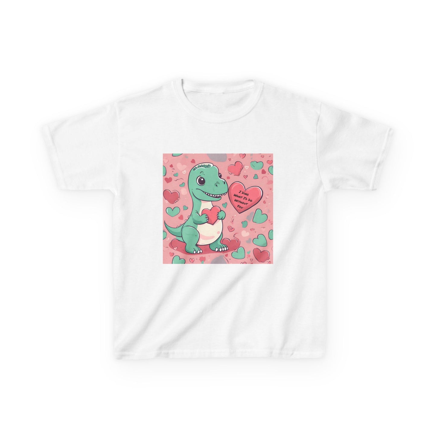 I Dino What I'd Do Without You - Baby Dino Valentine's Kids tee