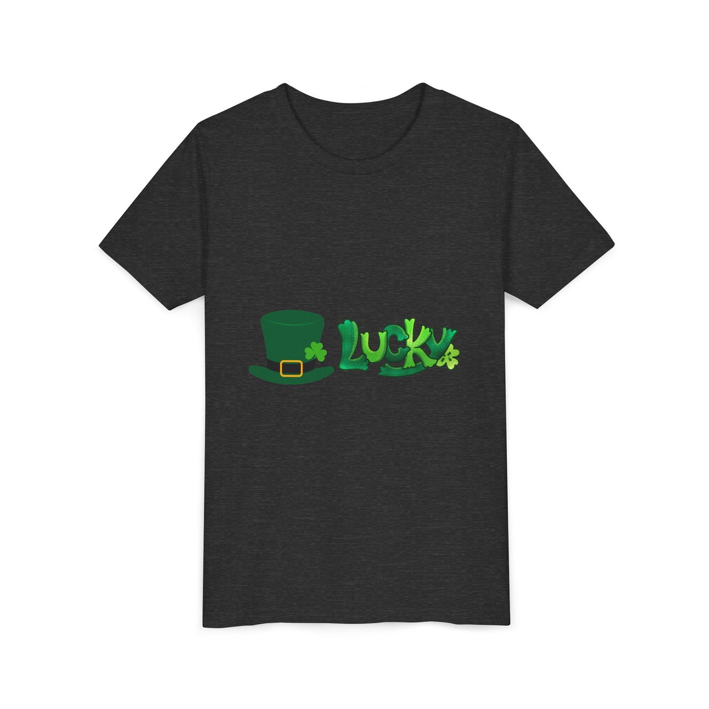 Lucky St. Patricks Day Shamrock Tee | Youth T-Shirt