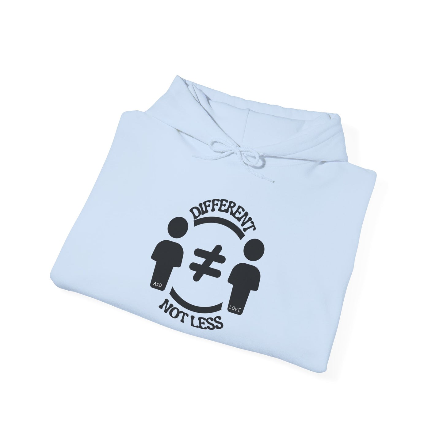 Different Not Less | Hoodie | Autism Awareness | Diversity and Inclusivity